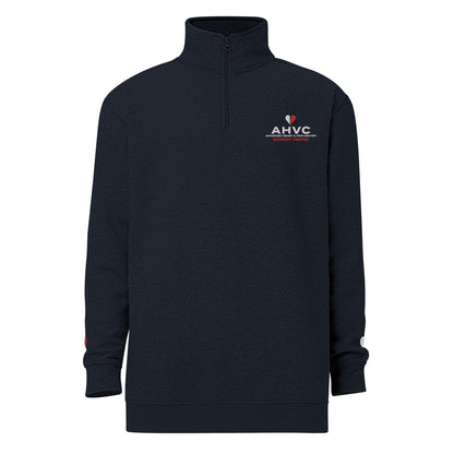 AHVC Surgery Center Unisex fleece pullover with Large Back Embroidery