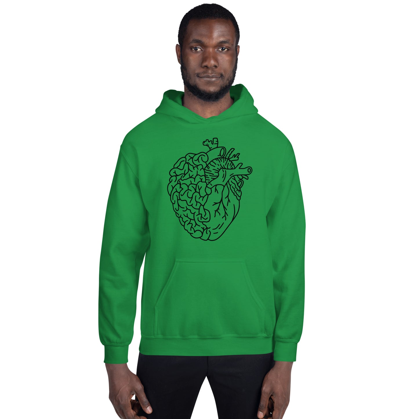 Cardiac & Neuro, Heart and Brain Hoodie