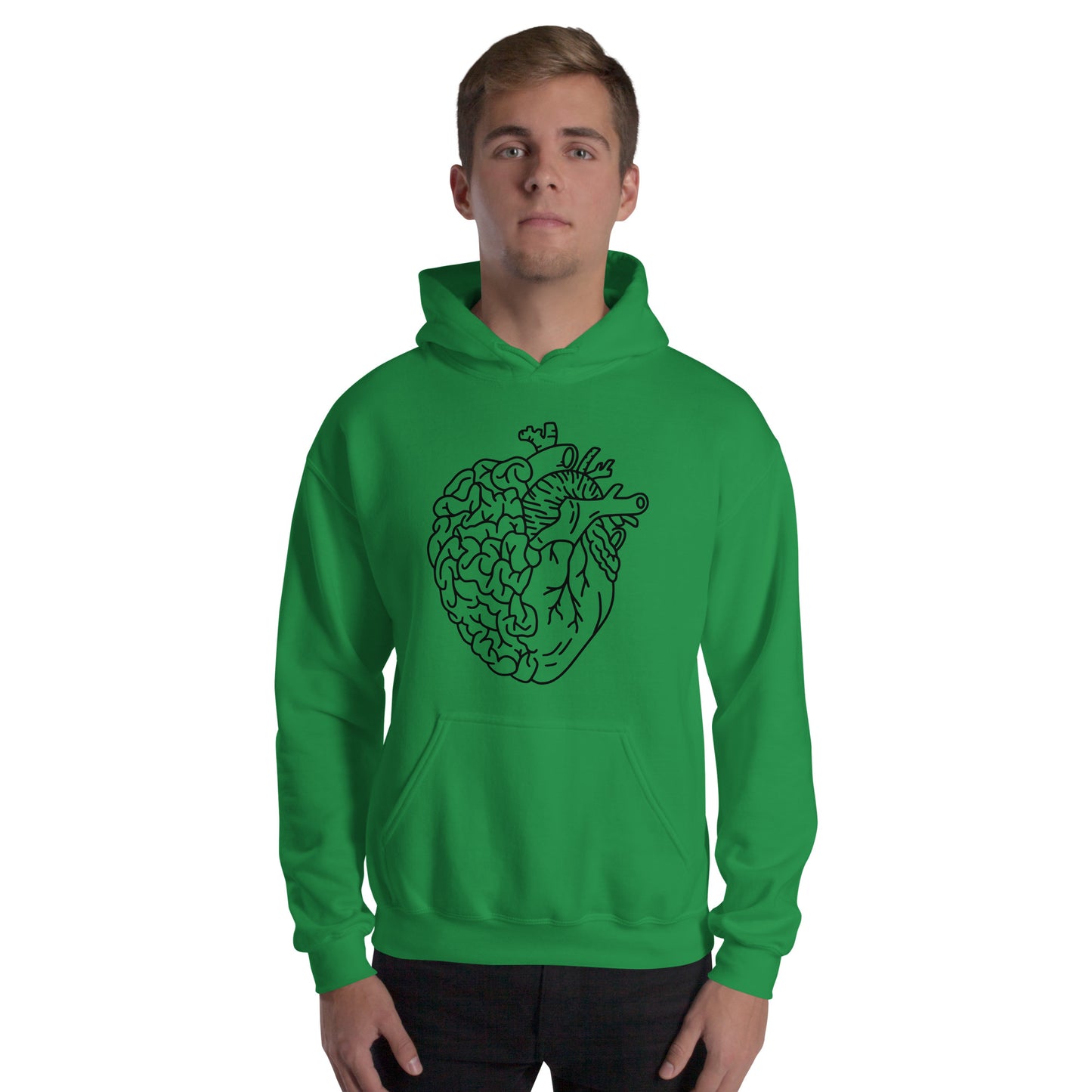 Cardiac & Neuro, Heart and Brain Hoodie