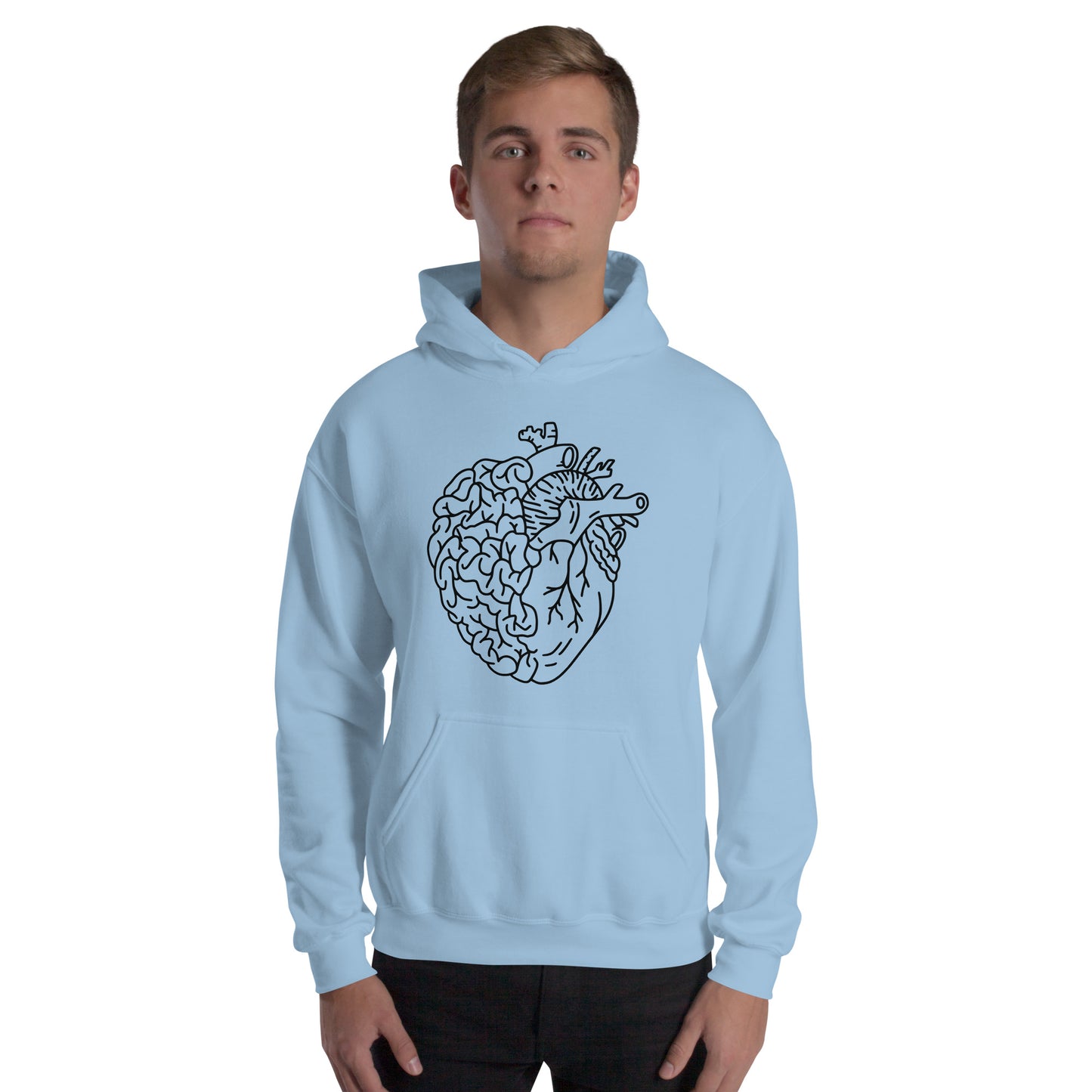 Cardiac & Neuro, Heart and Brain Hoodie