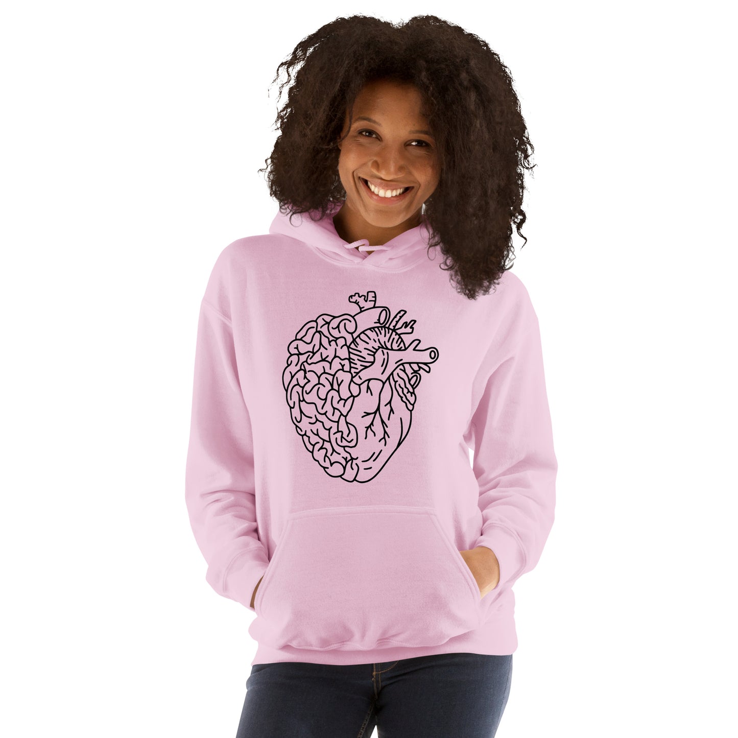 Cardiac & Neuro, Heart and Brain Hoodie