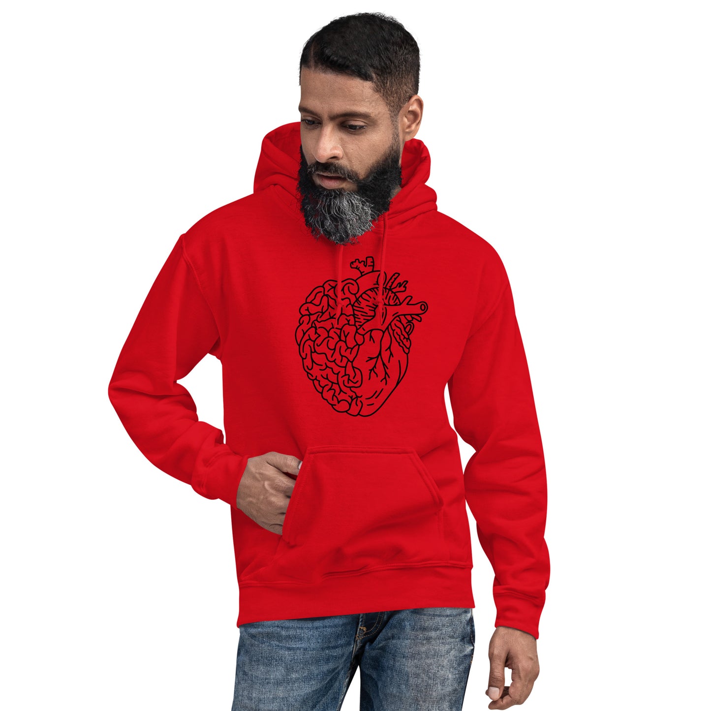 Cardiac & Neuro, Heart and Brain Hoodie