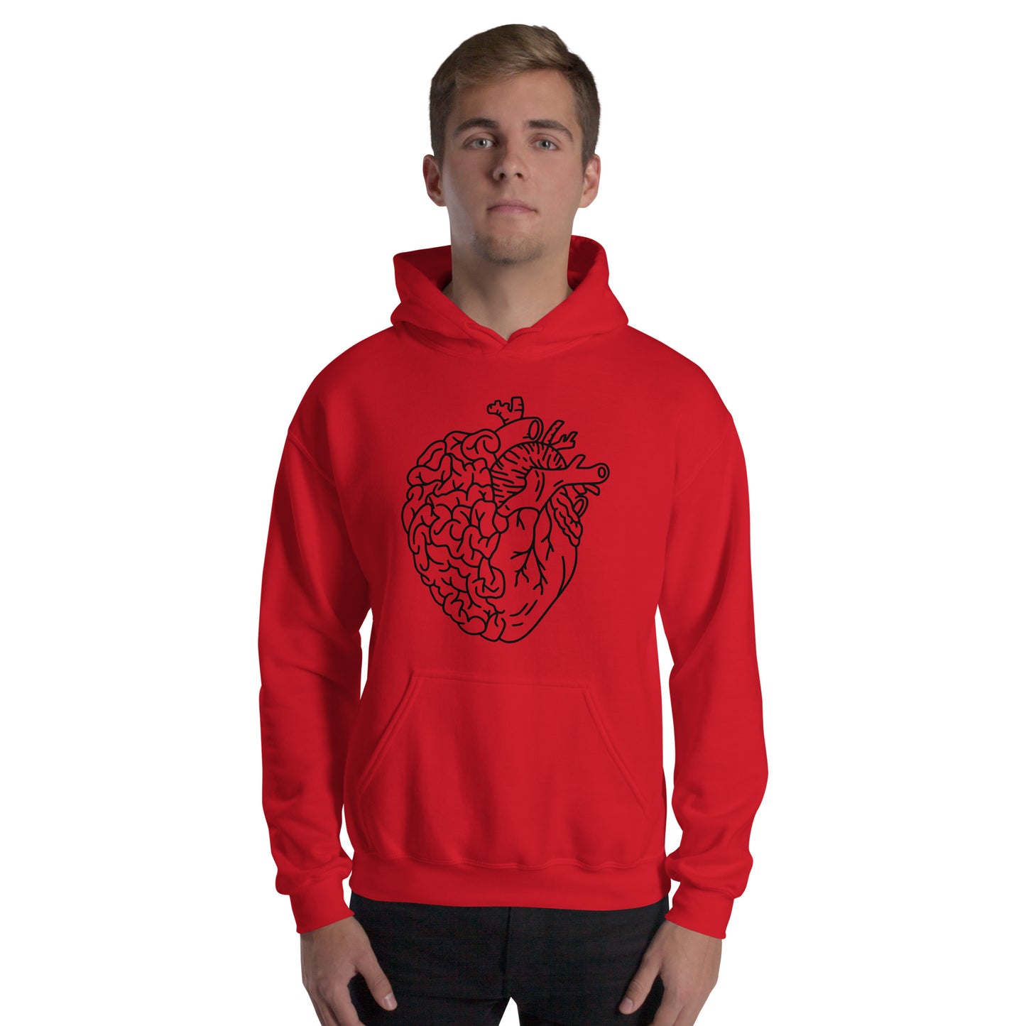 Cardiac & Neuro, Heart and Brain Hoodie