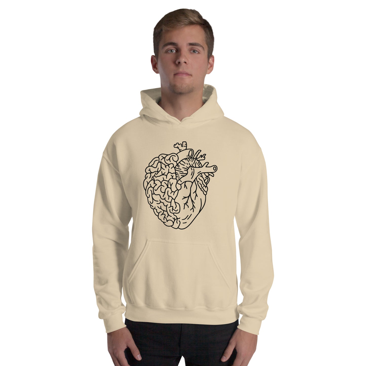 Cardiac & Neuro, Heart and Brain Hoodie