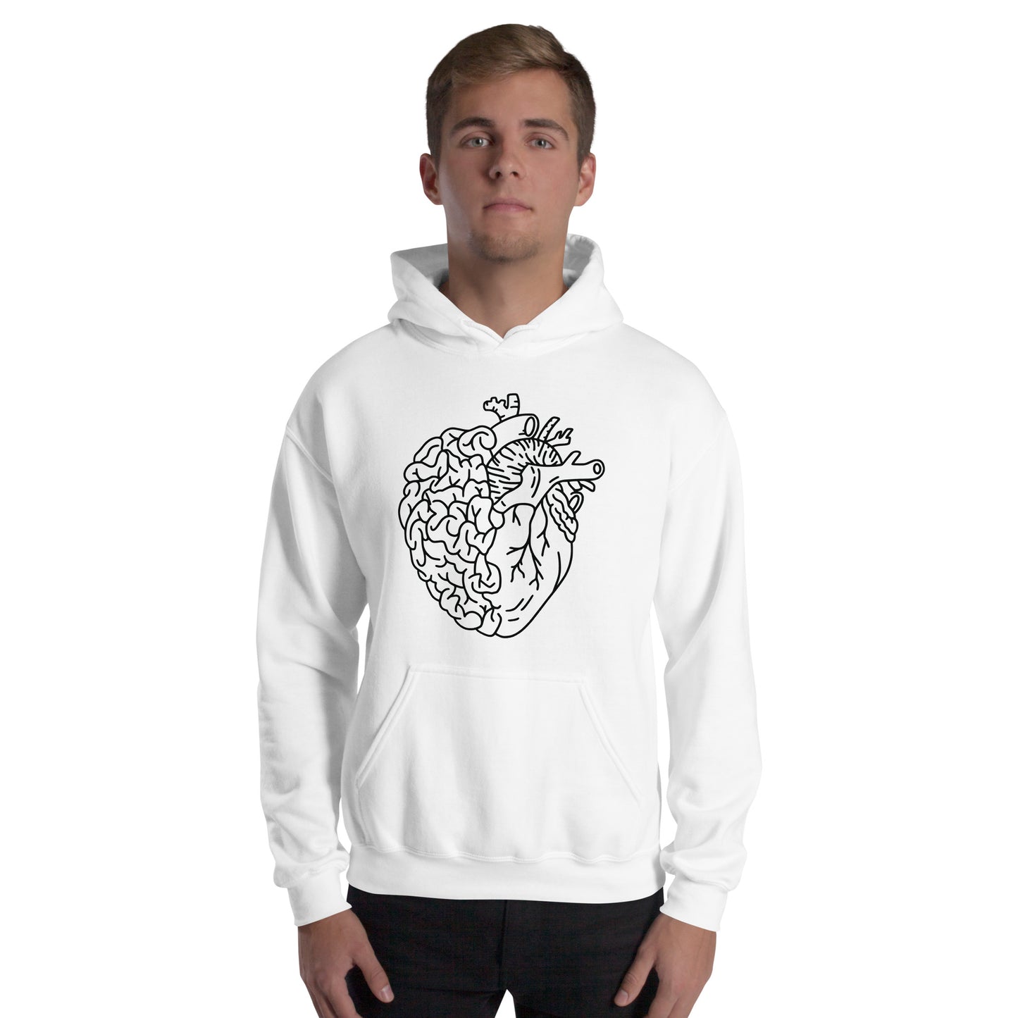 Cardiac & Neuro, Heart and Brain Hoodie