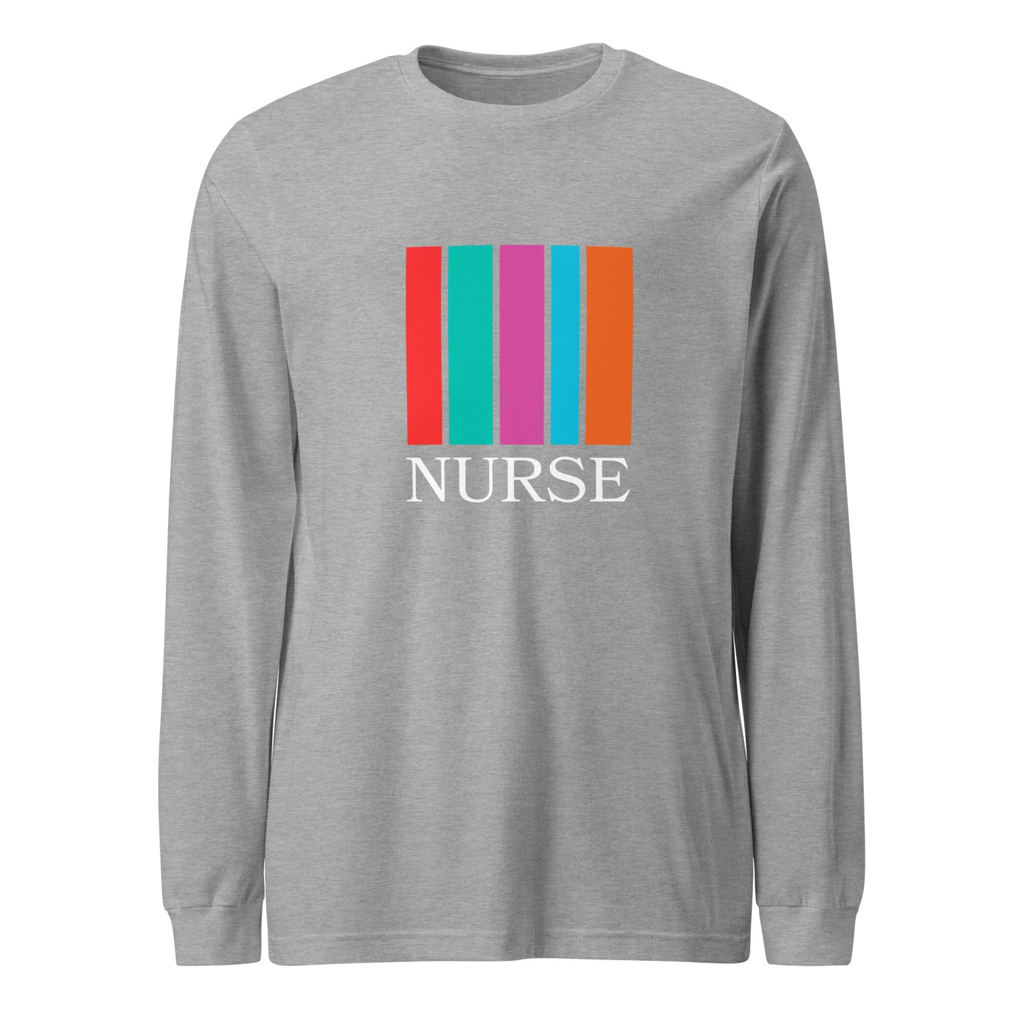 Book Spines Nurse Long Sleeve Tee