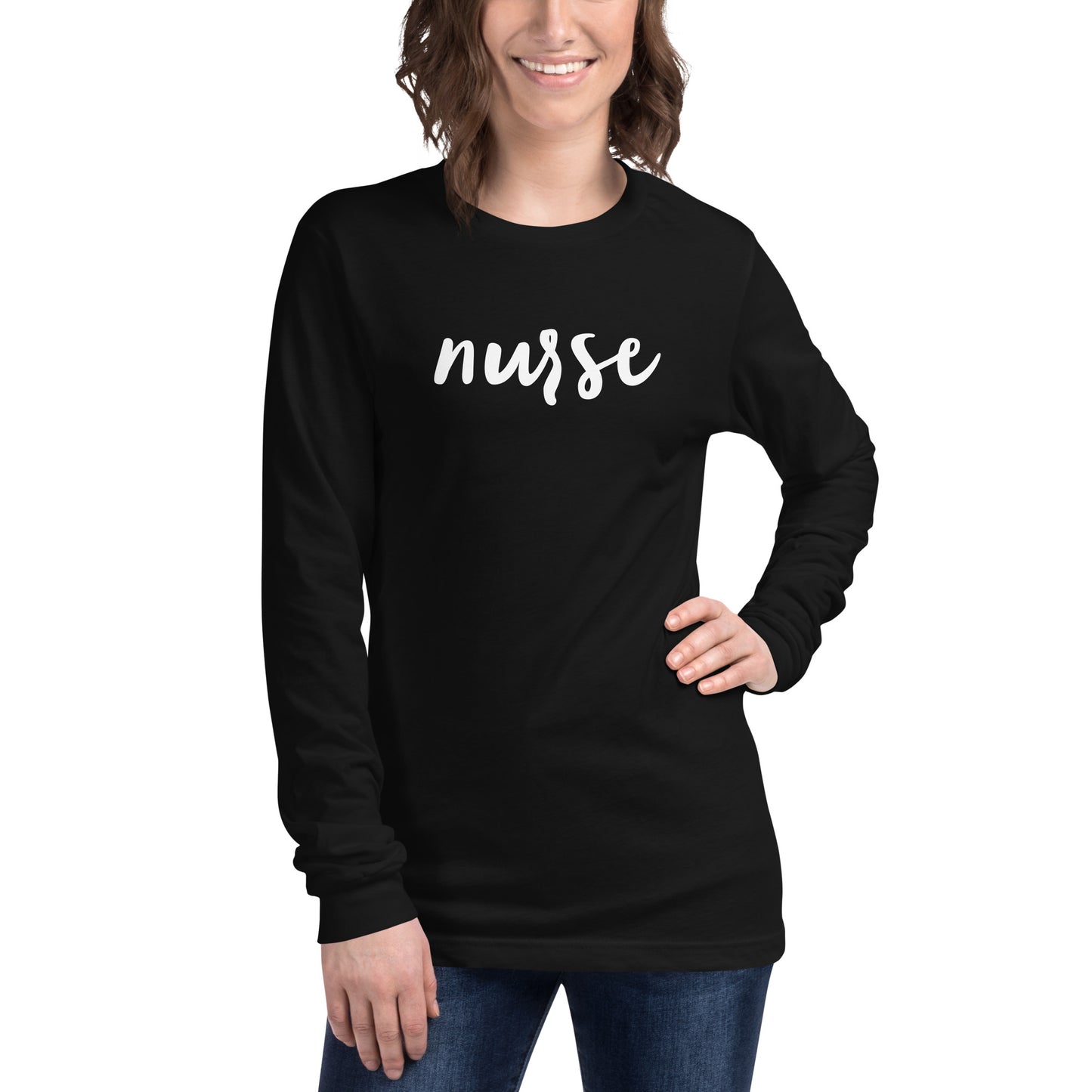 Nurse Bella + Canvas Long Sleeve Tee