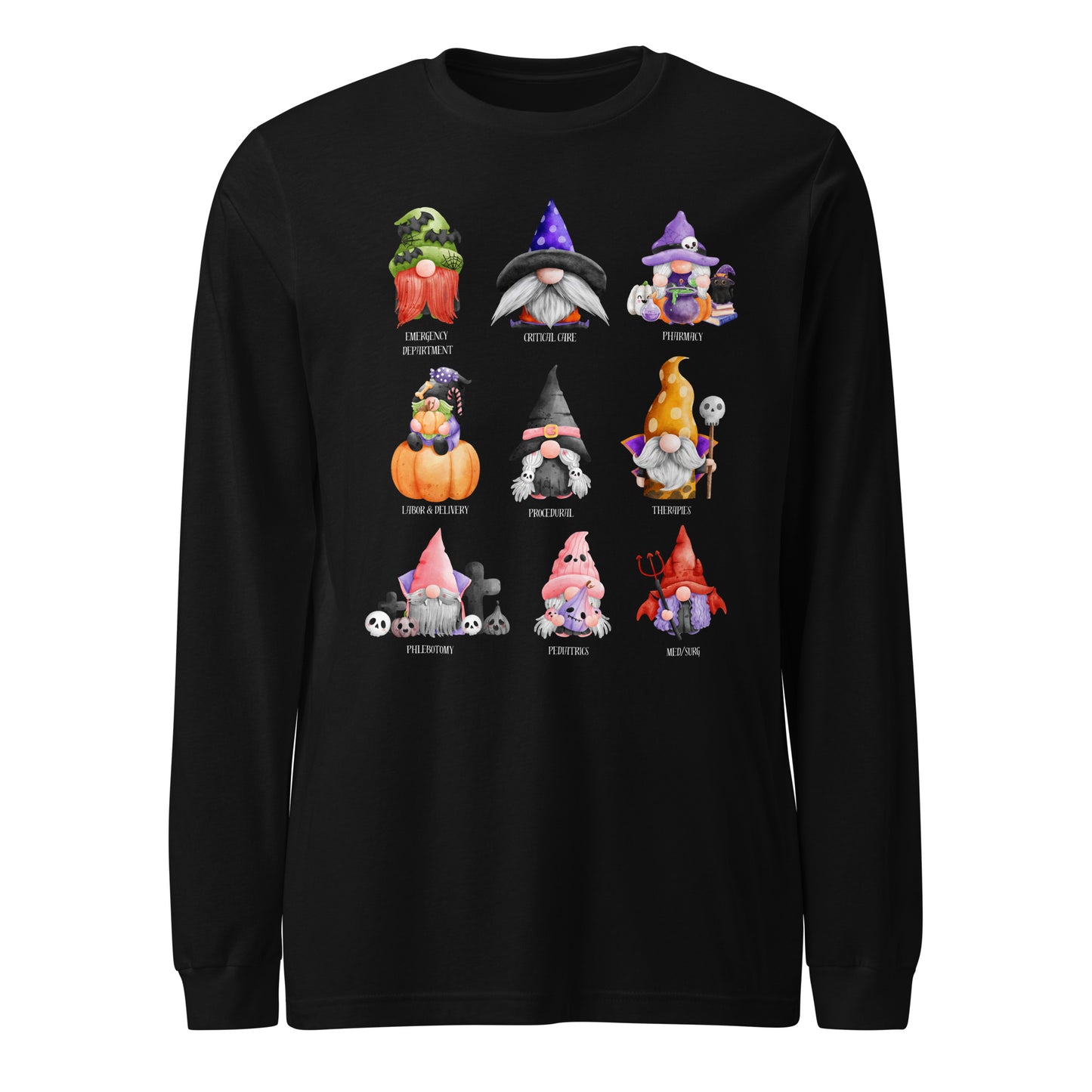 Gnomes Departments Long Sleeve Tee