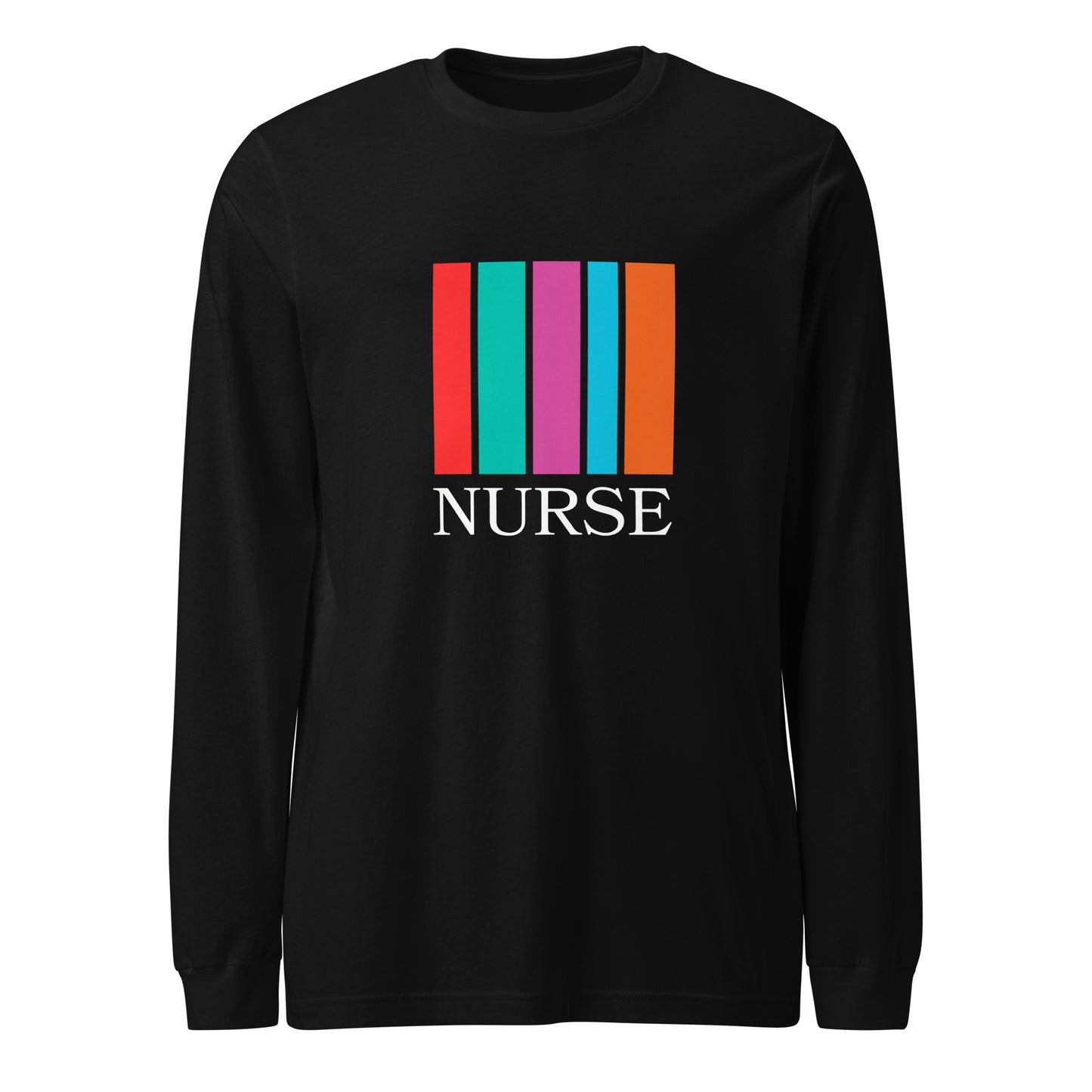 Book Spines Nurse Long Sleeve Tee