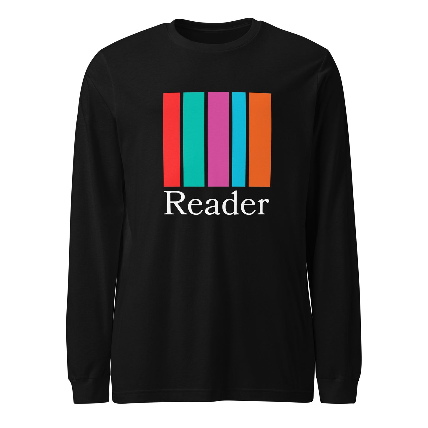 Book Spines Reader Long Sleeve Tee