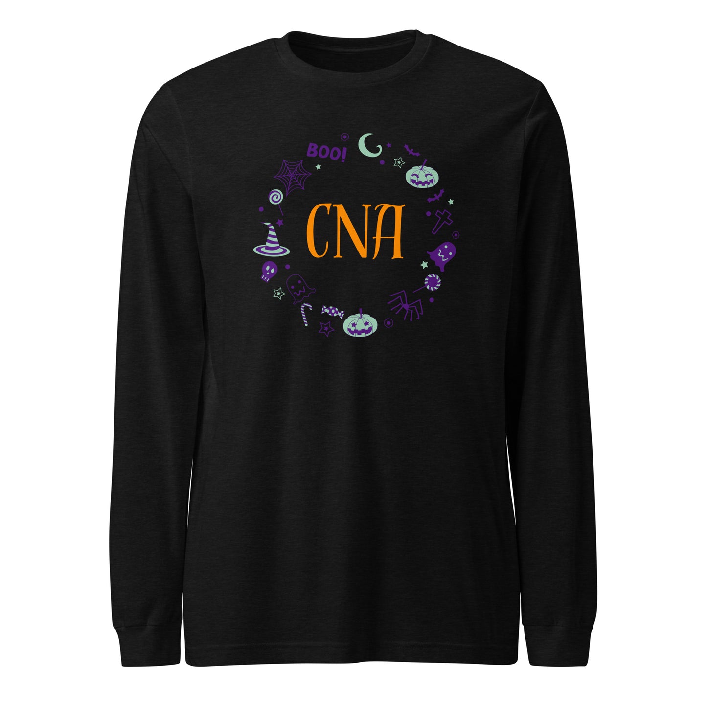 CNA Halloween Wreath Long Sleeve Tee