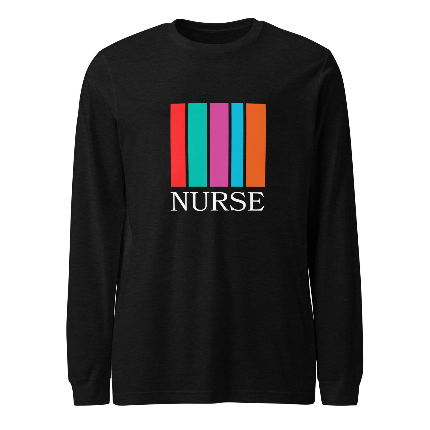 Book Spines Nurse Long Sleeve Tee