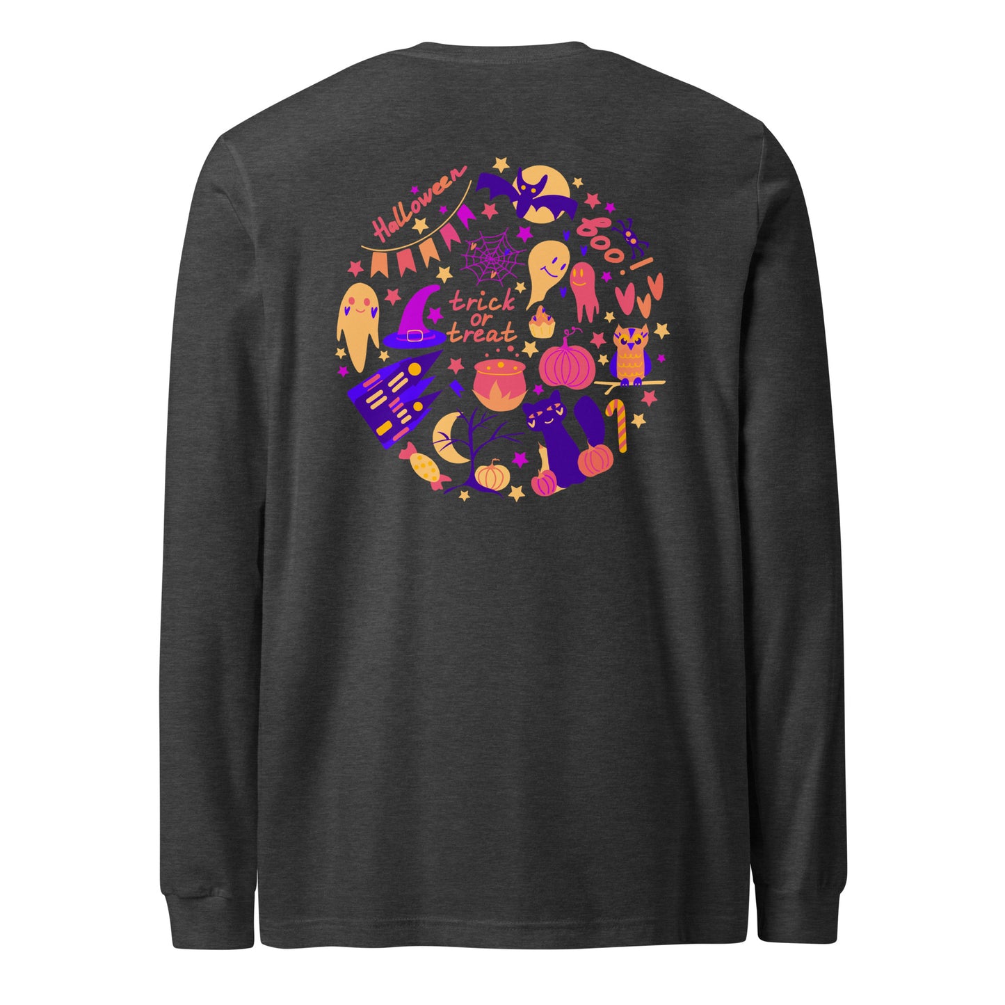 Purple Halloween Nurse Long Sleeve Tee