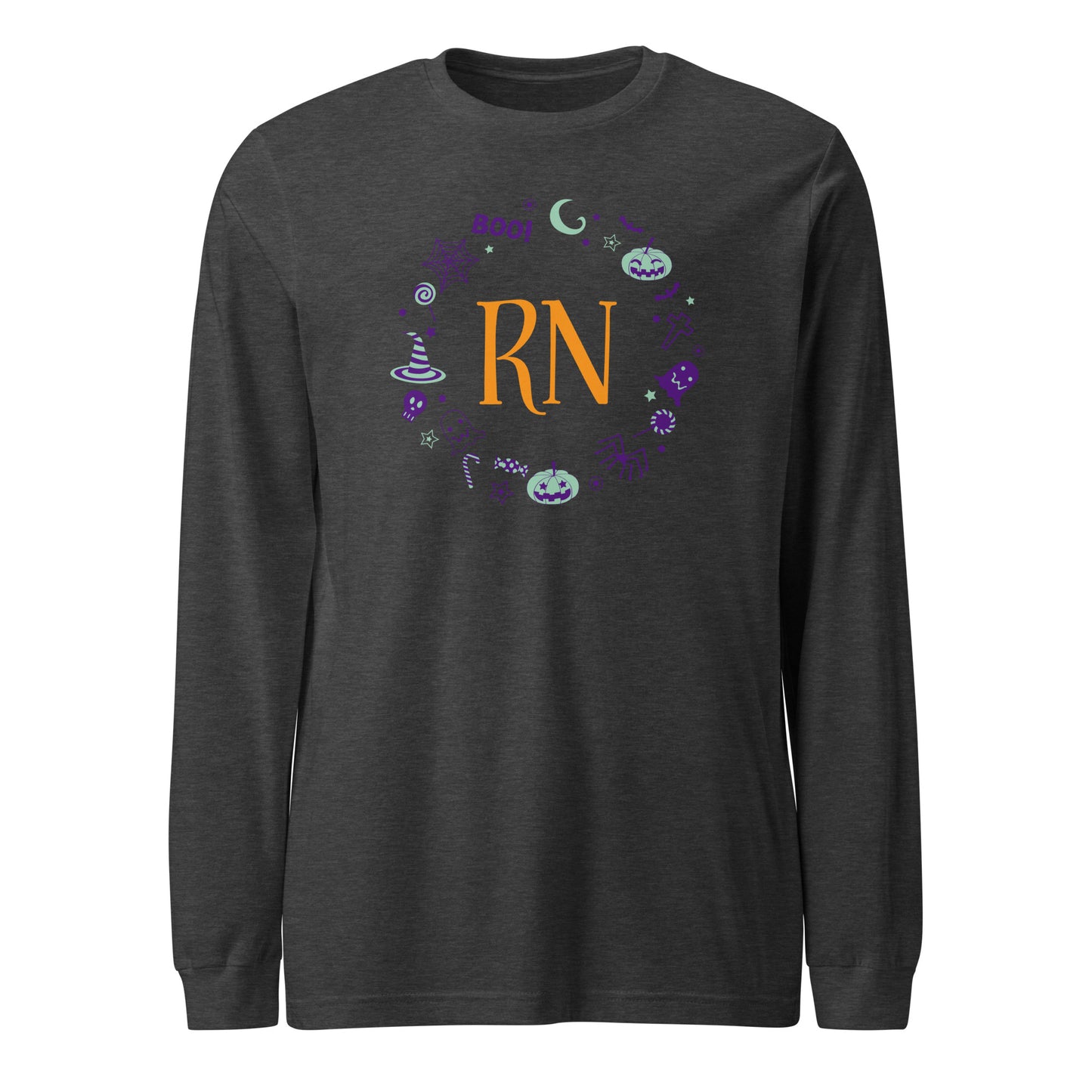 RN Halloween Wreath Long Sleeve Tee