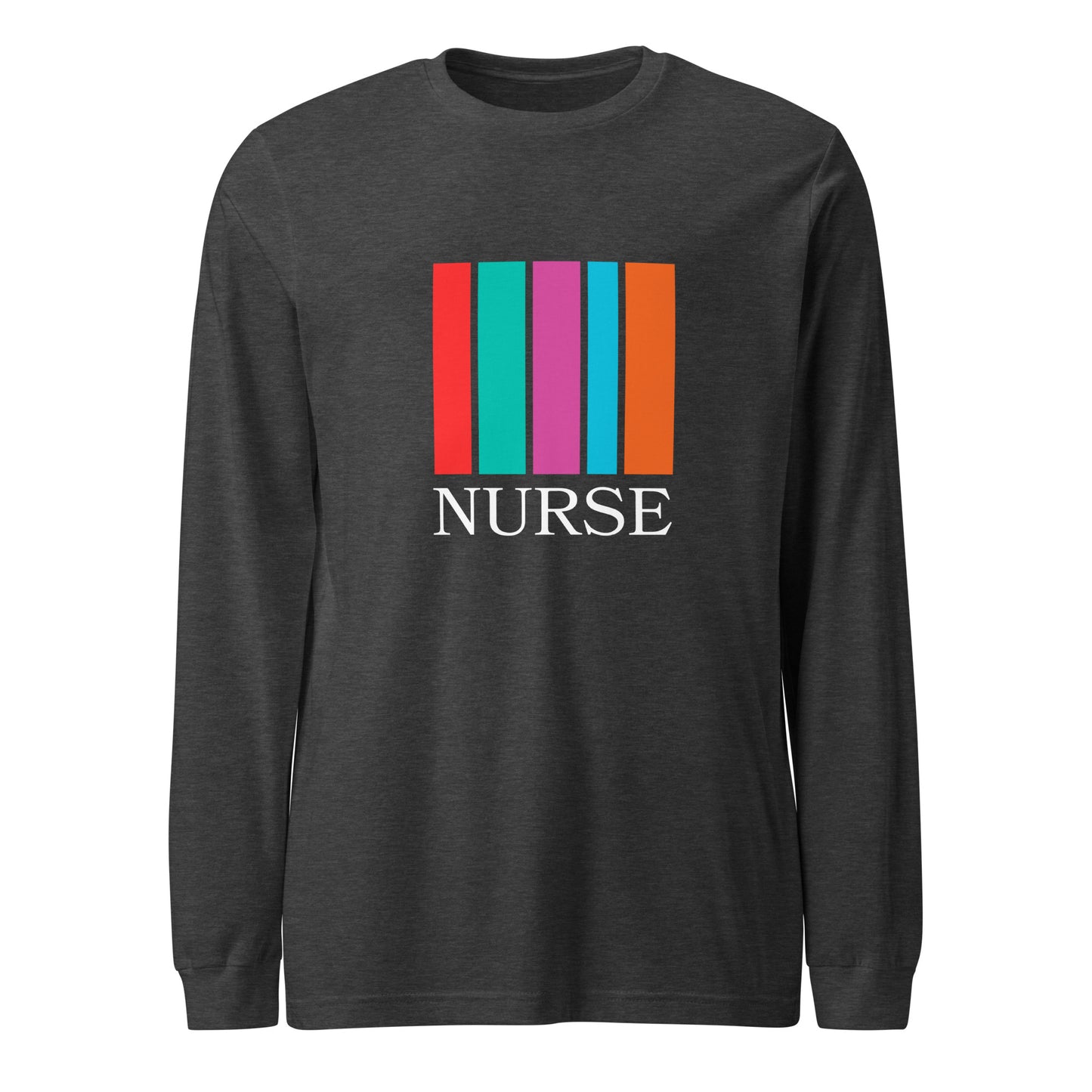 Book Spines Nurse Long Sleeve Tee