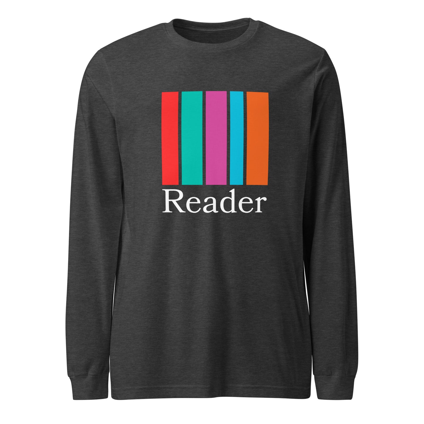 Book Spines Reader Long Sleeve Tee