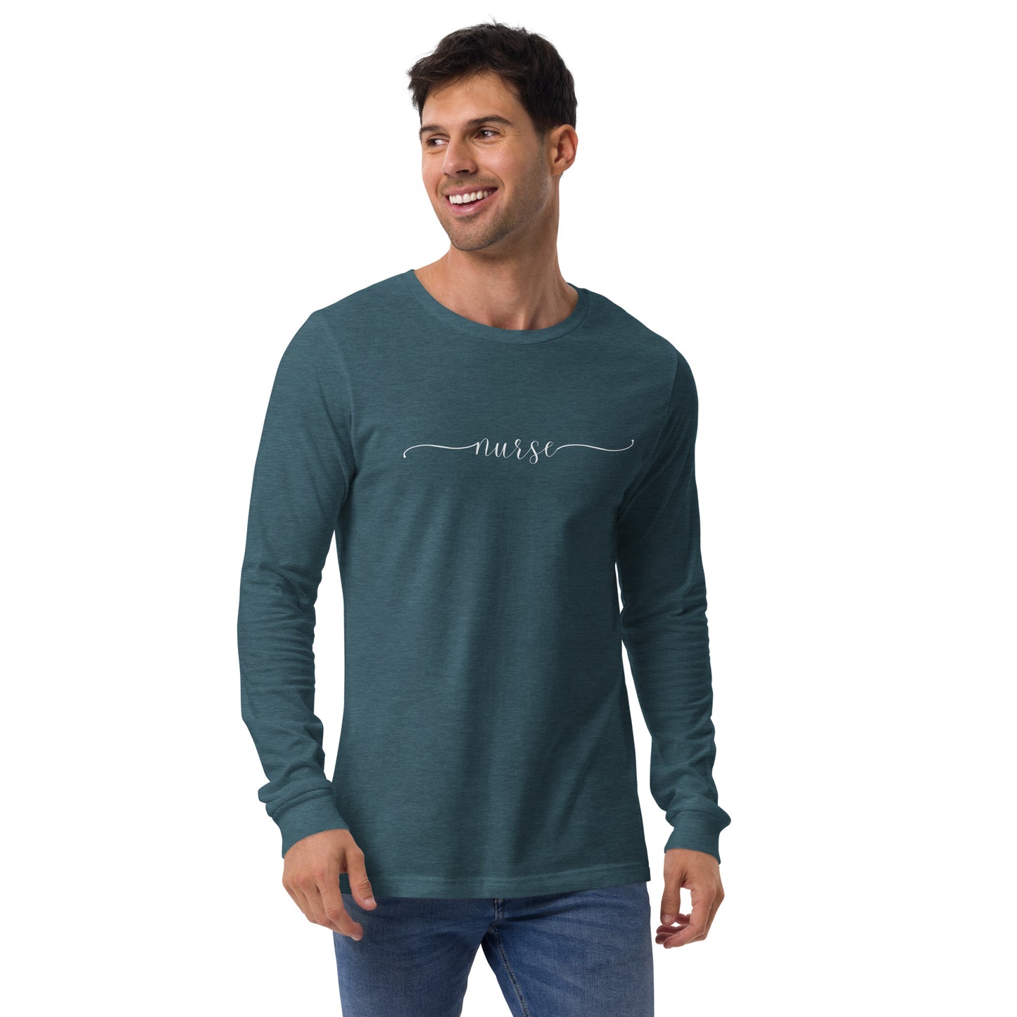 Cursive Nurse Long Sleeve Tee