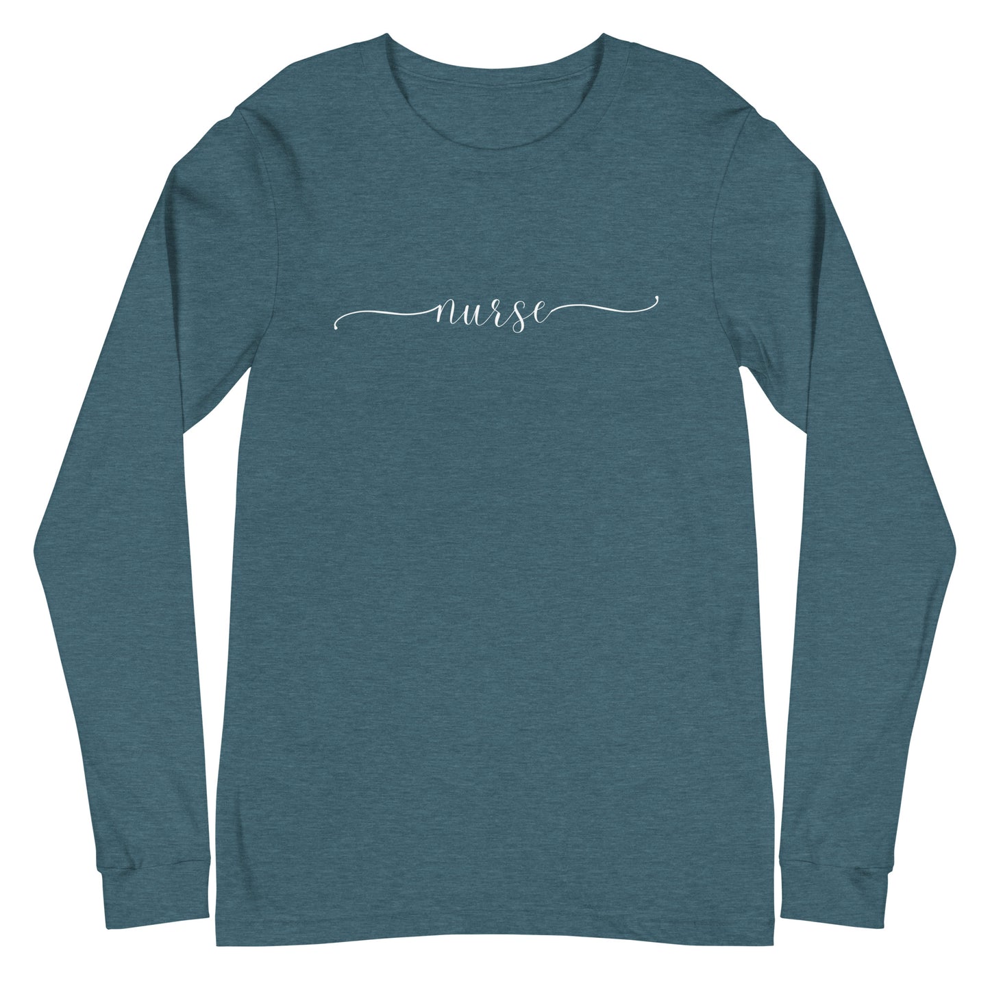 Cursive Nurse Long Sleeve Tee