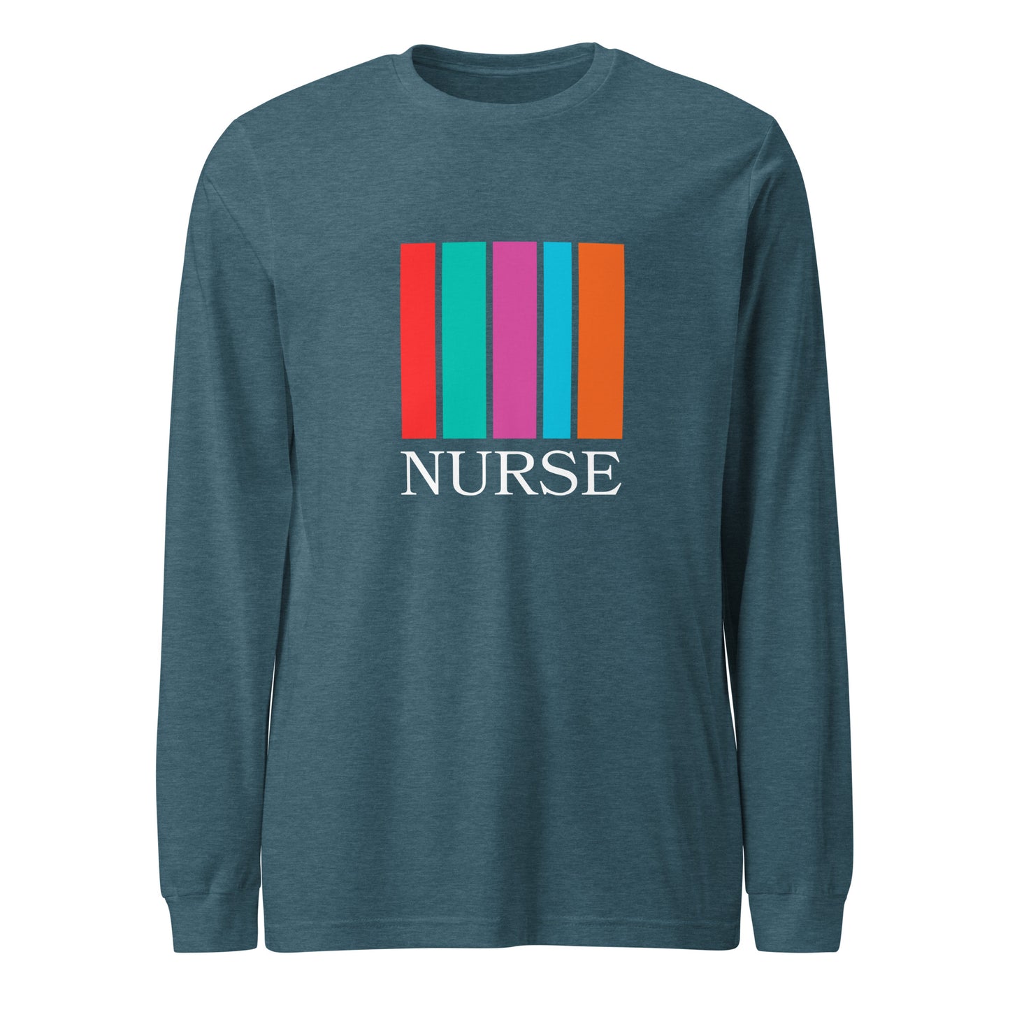 Book Spines Nurse Long Sleeve Tee