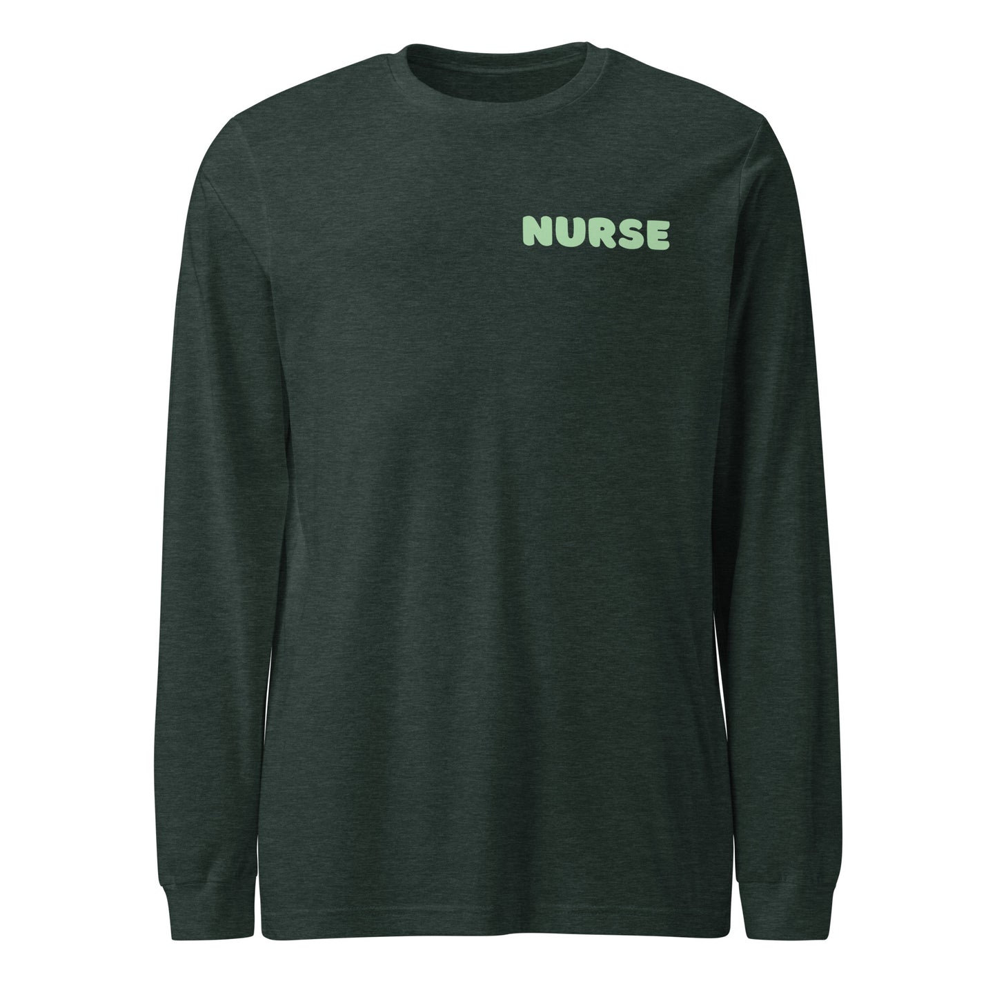 Minty Halloween Nurse Long Sleeve Tee