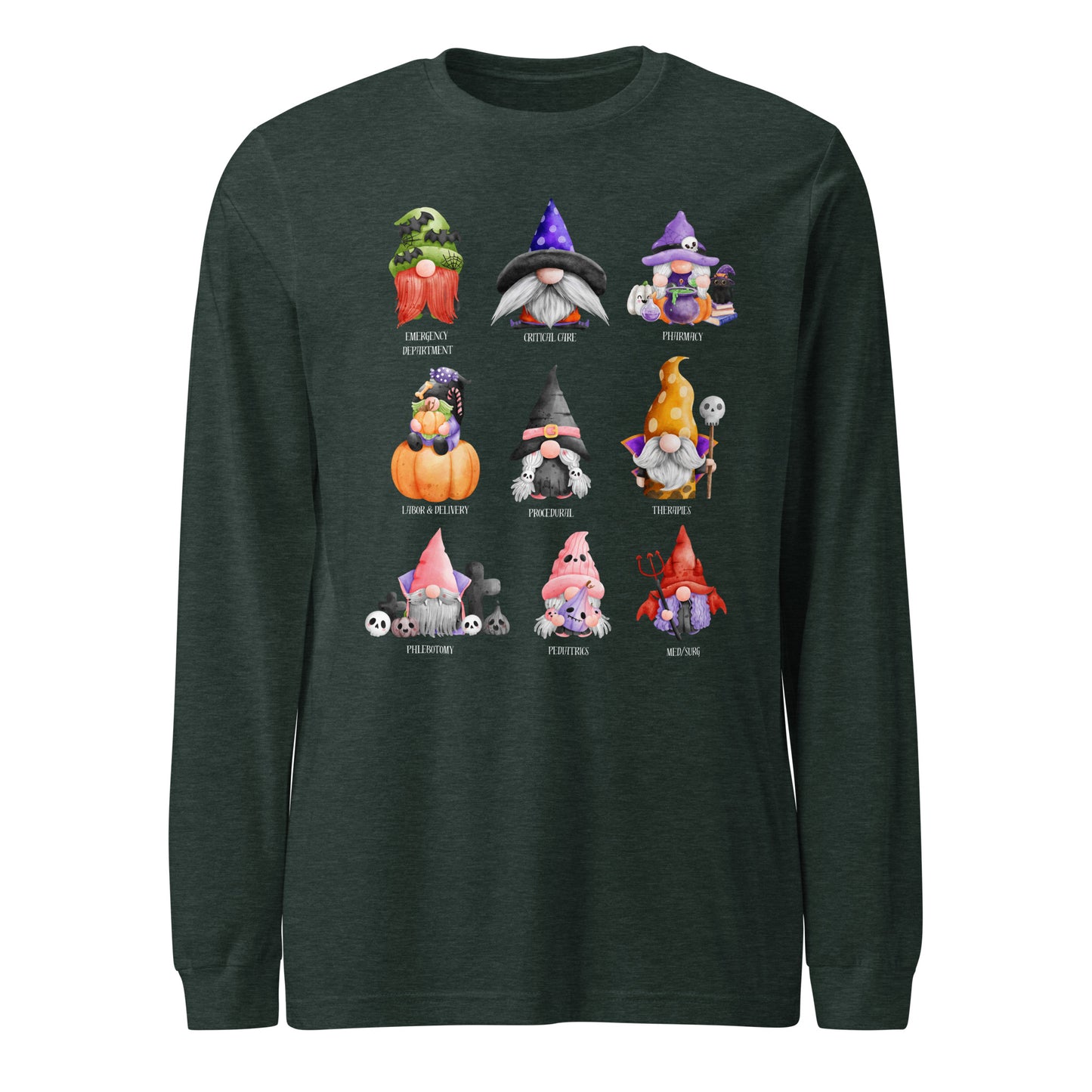 Gnomes Departments Long Sleeve Tee