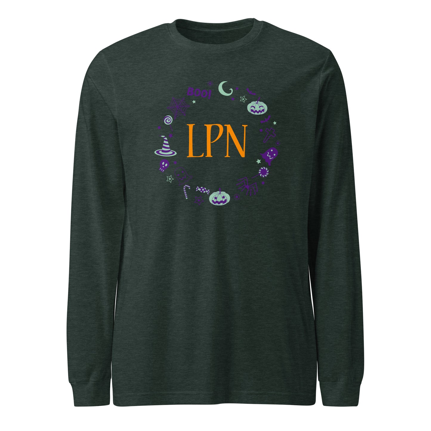 LPN Halloween Wreath Long Sleeve Tee