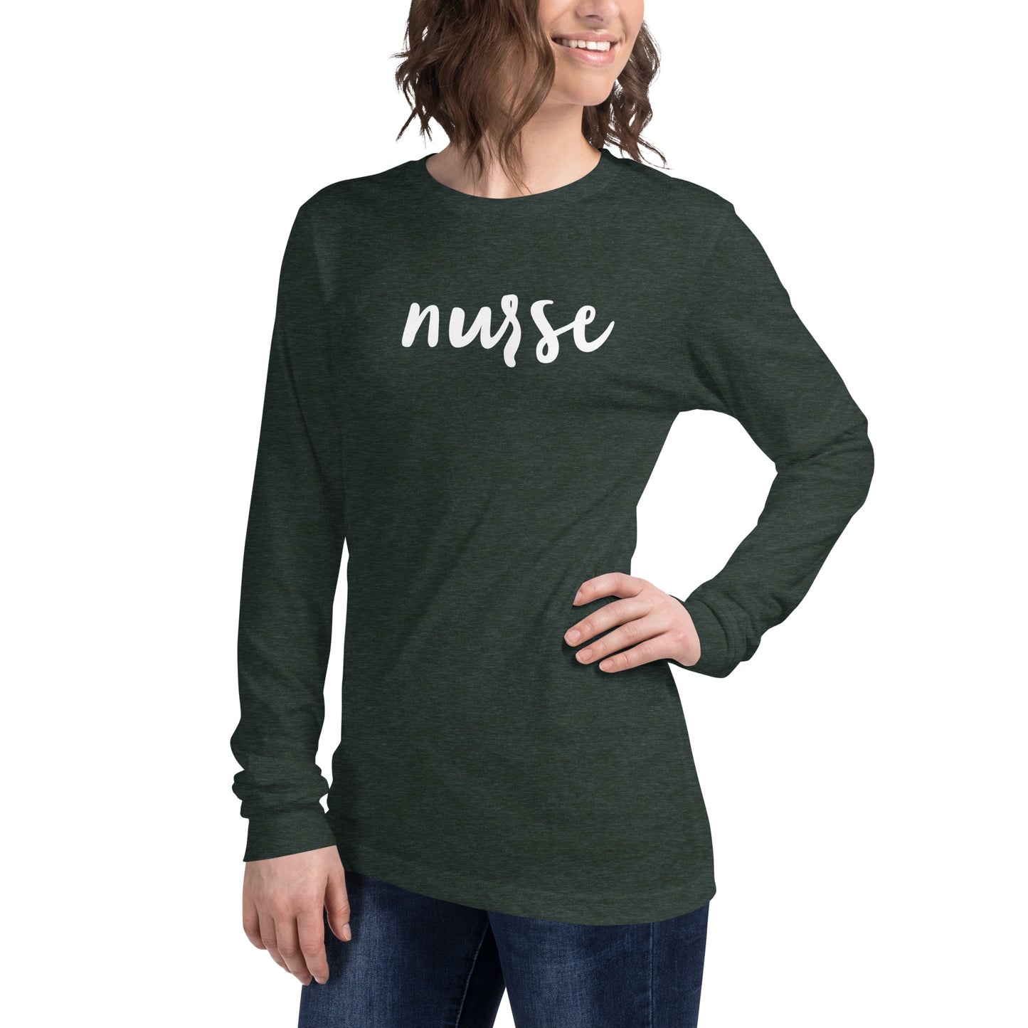 Nurse Bella + Canvas Long Sleeve Tee