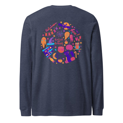 Pink Halloween Unisex Long Sleeve Tee