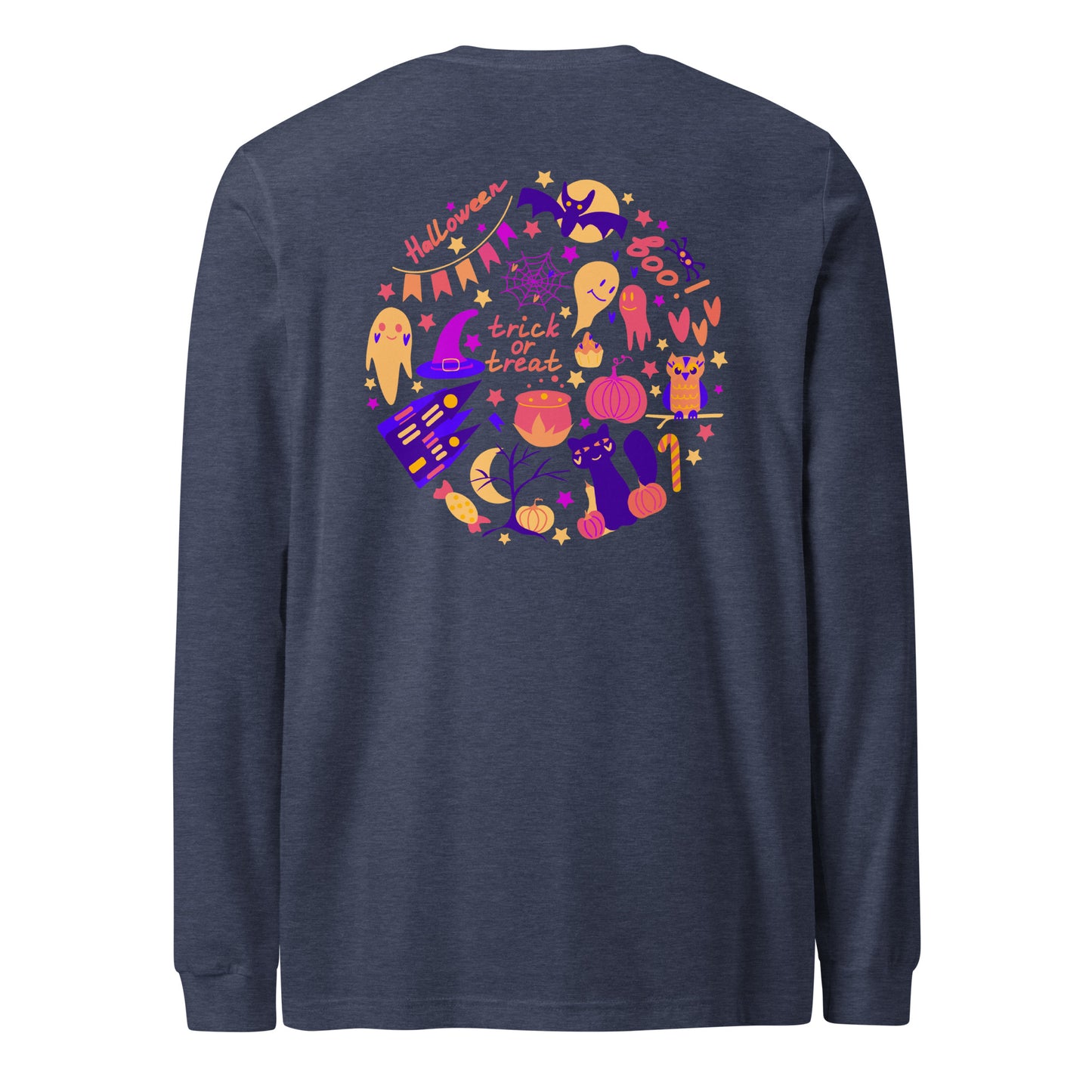 Purple Halloween Nurse Long Sleeve Tee