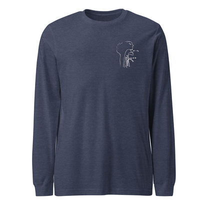 Draw Me Like One Of Your Patients Unisex Long Sleeve Tee Front and Back