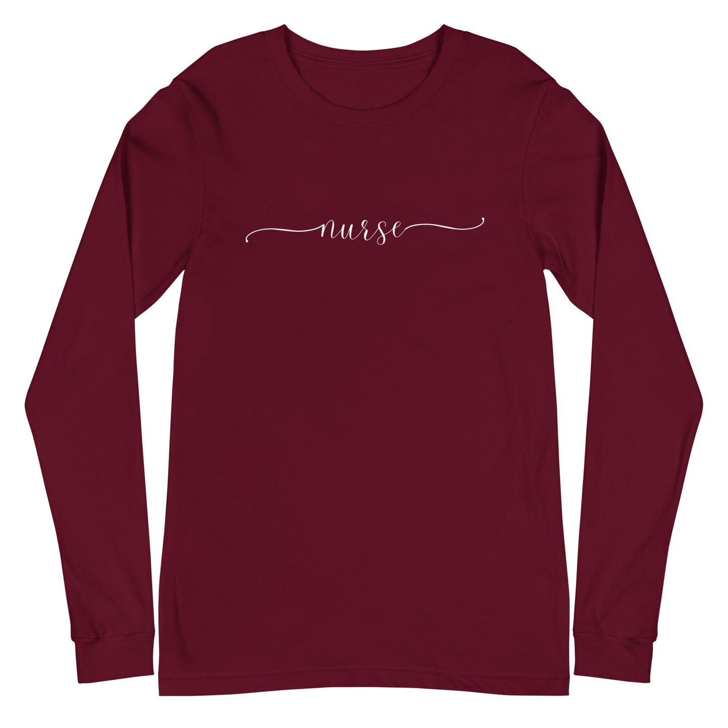 Cursive Nurse Long Sleeve Tee