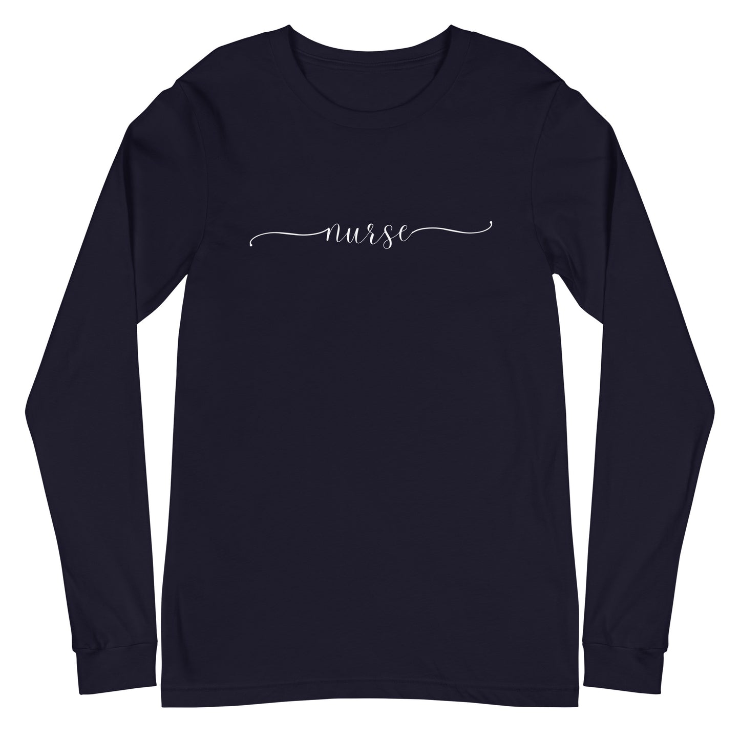 Cursive Nurse Long Sleeve Tee