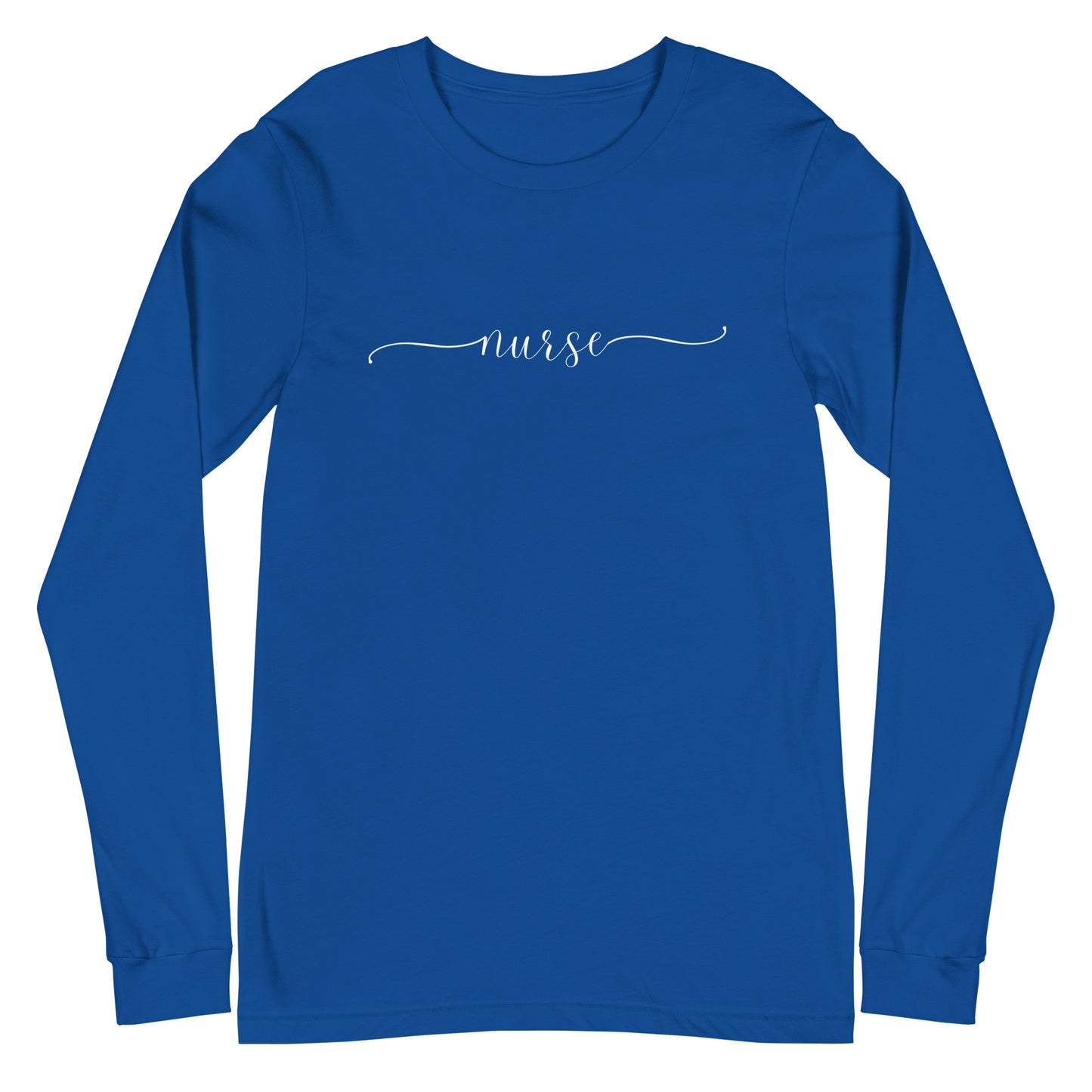 Cursive Nurse Long Sleeve Tee