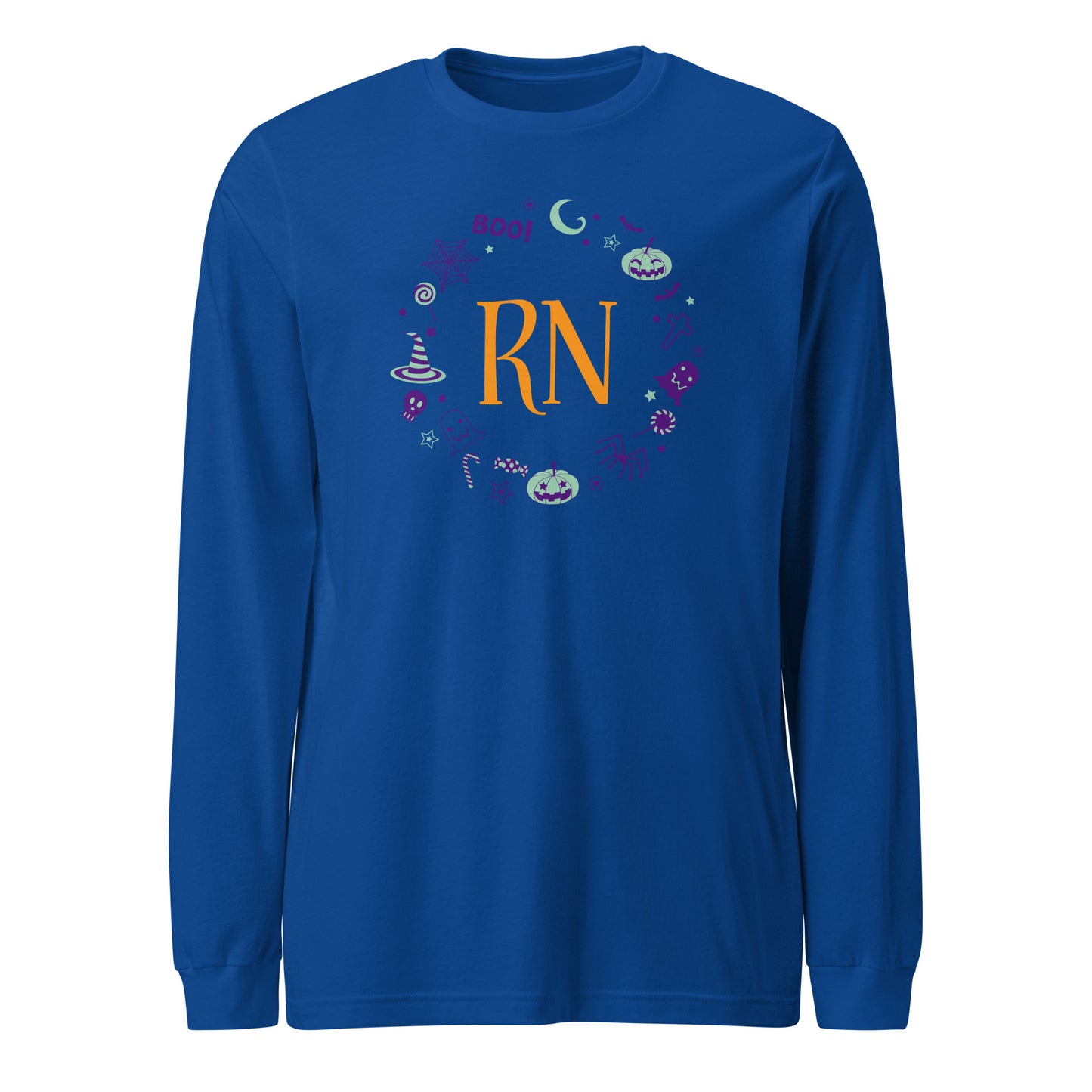 RN Halloween Wreath Long Sleeve Tee