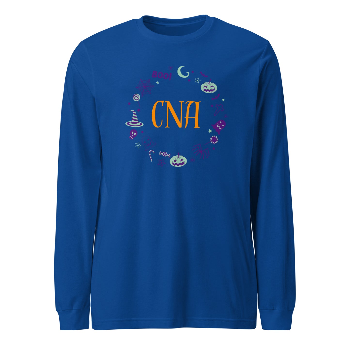 CNA Halloween Wreath Long Sleeve Tee