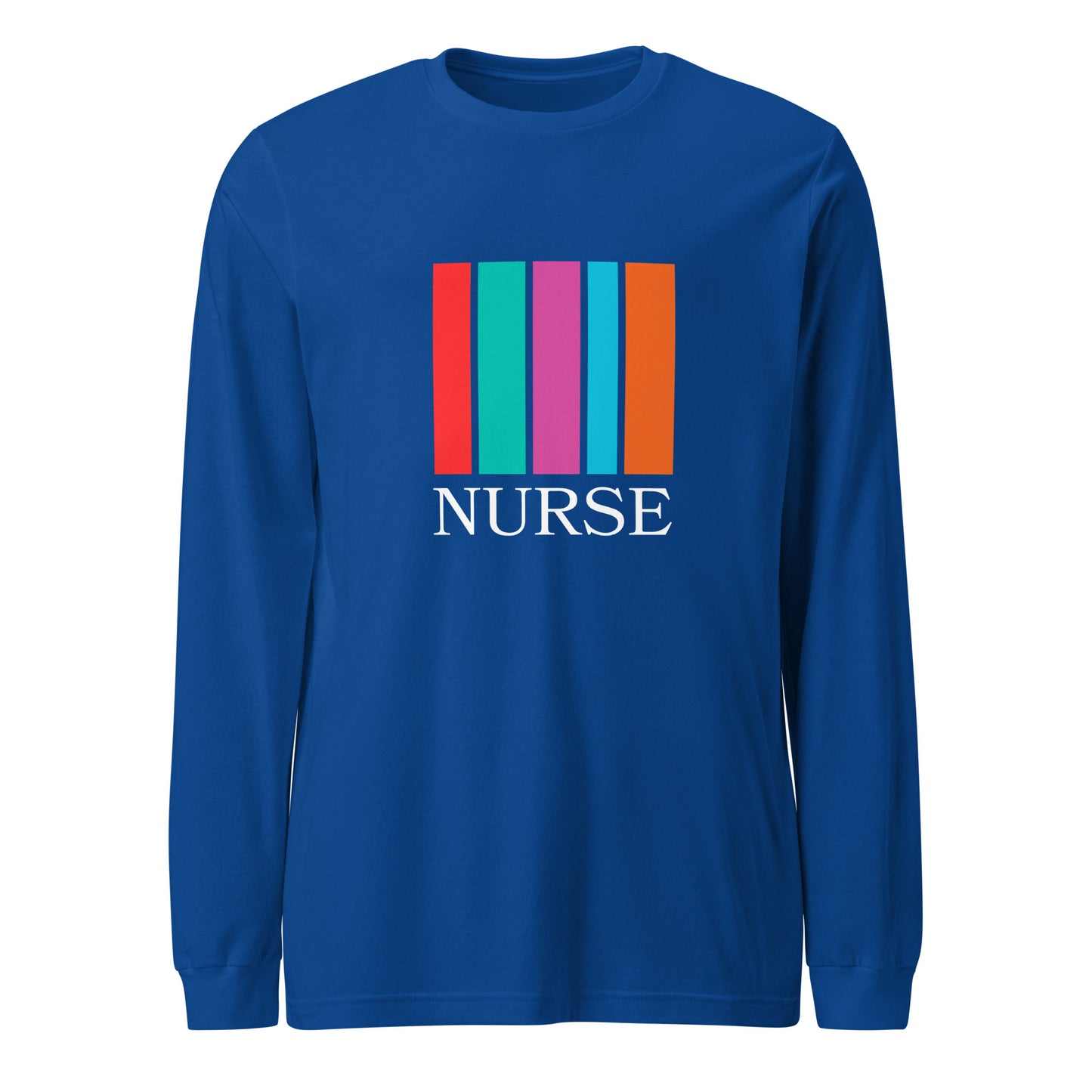 Book Spines Nurse Long Sleeve Tee