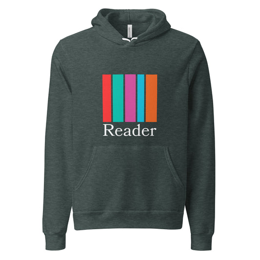 Book Spines Reader hoodie