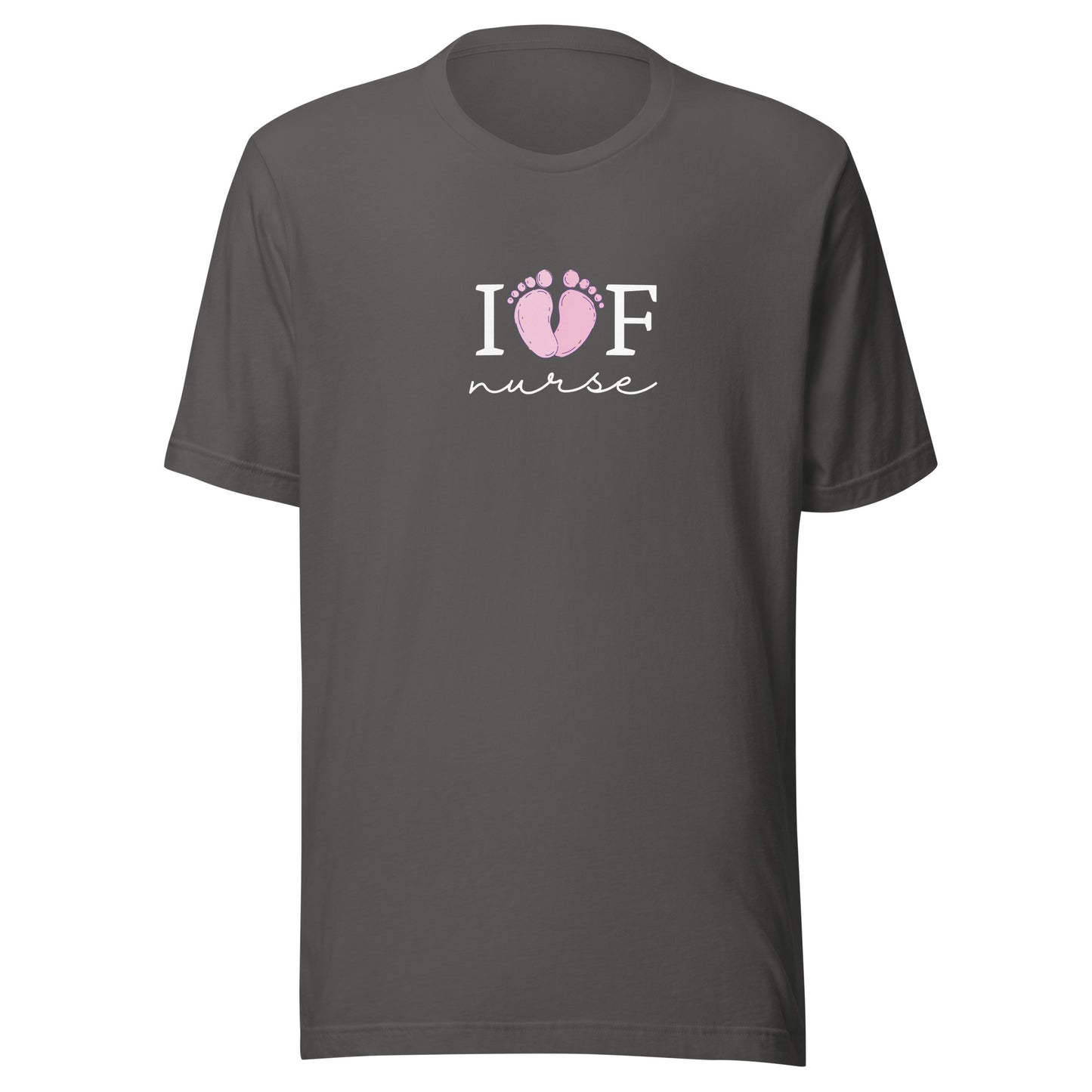 IVF Nurse Big Pink Feet t-shirt