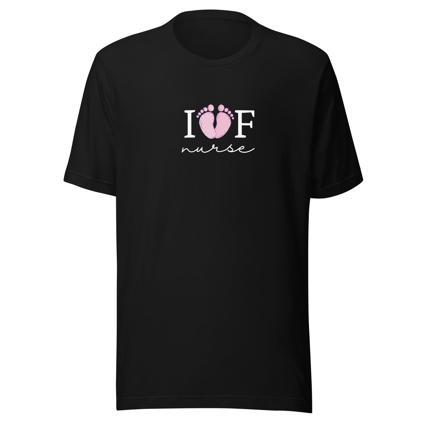 IVF Nurse Big Pink Feet t-shirt