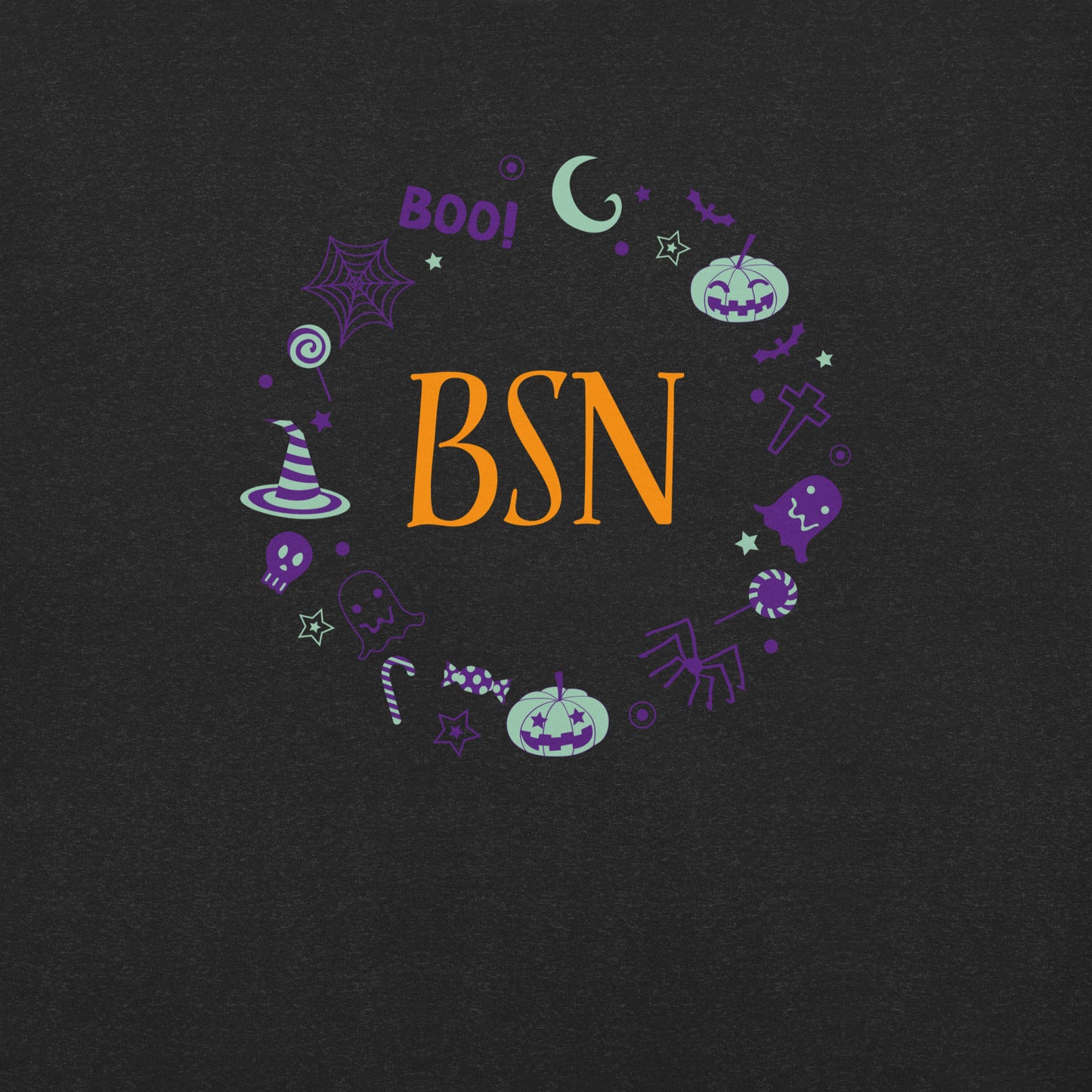 BSN Halloween Wreath Unisex t-shirt