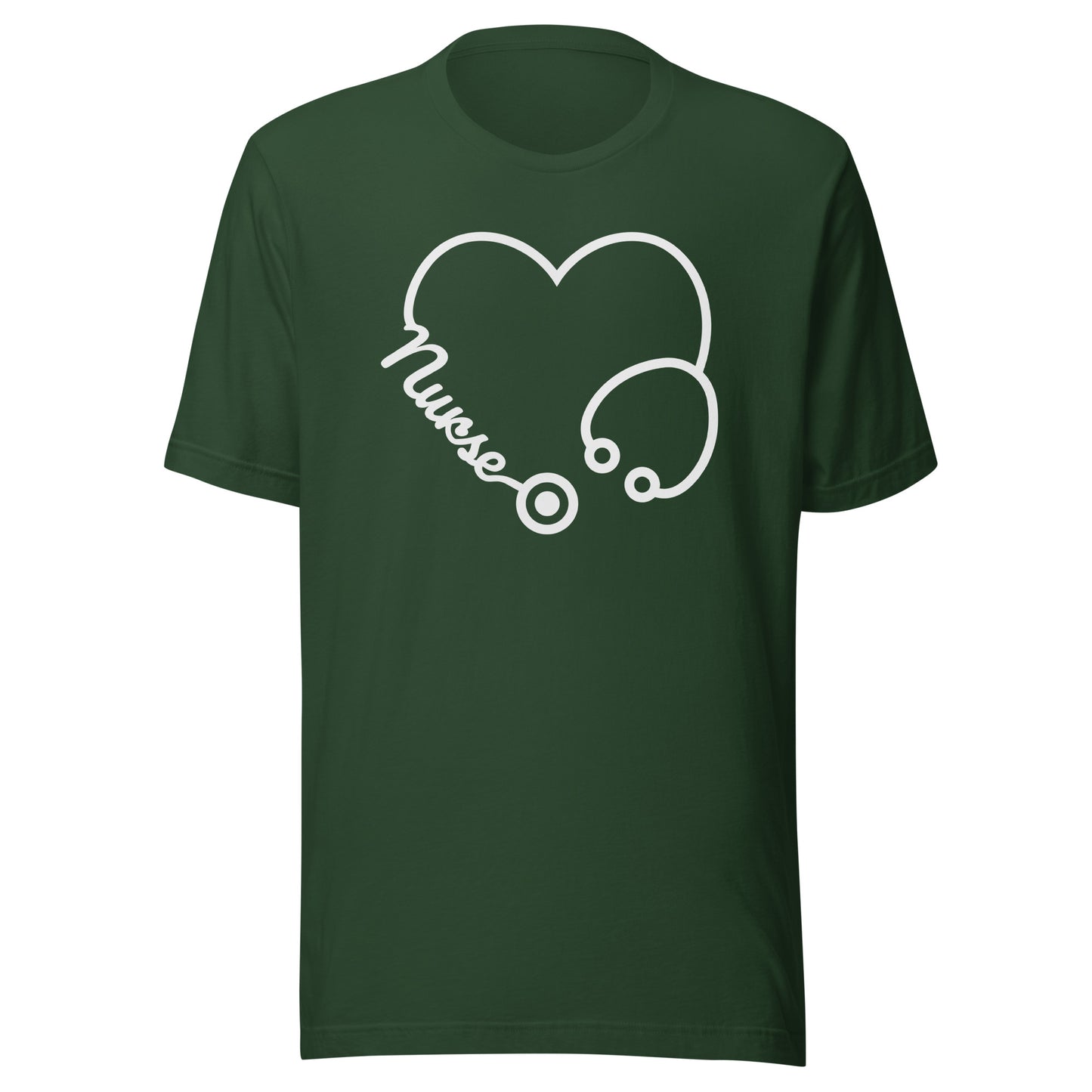 Nurse Stethoscope Heart Unisex t-shirt