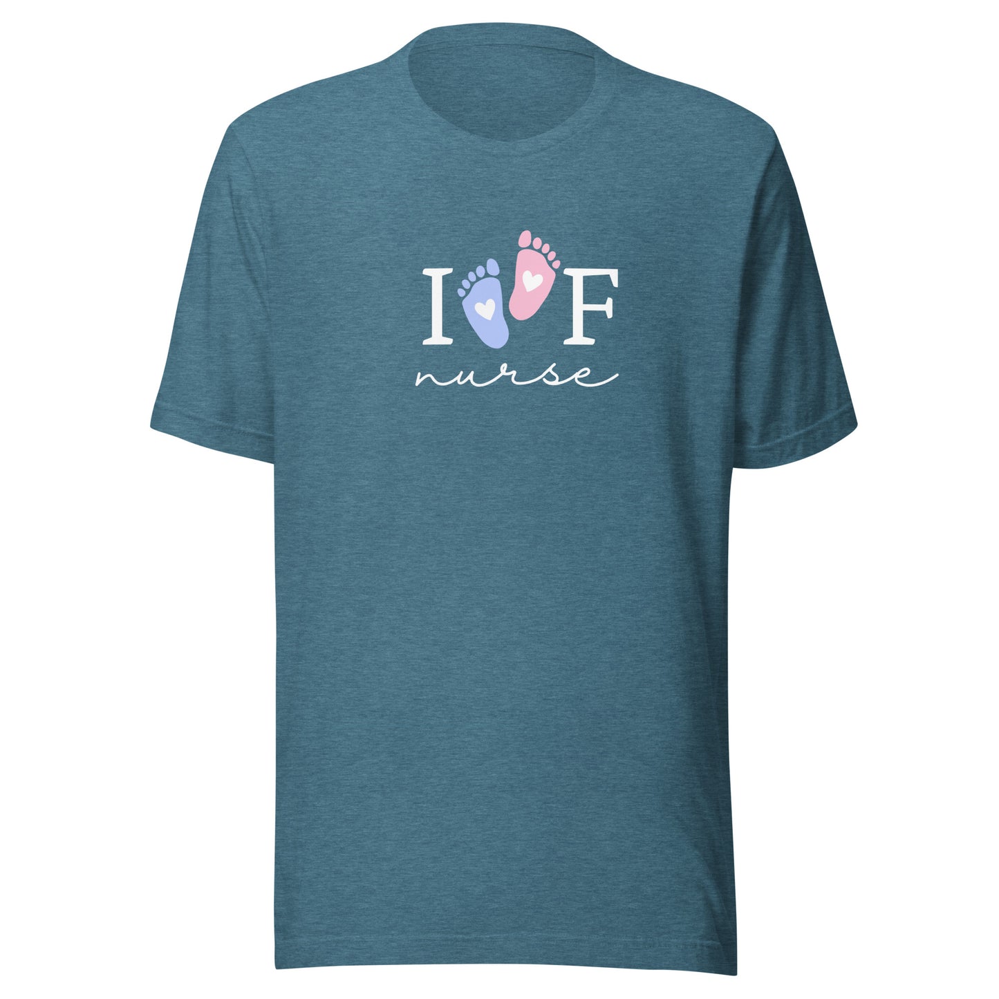 IVF Nurse Pink and Blue Feet t-shirt