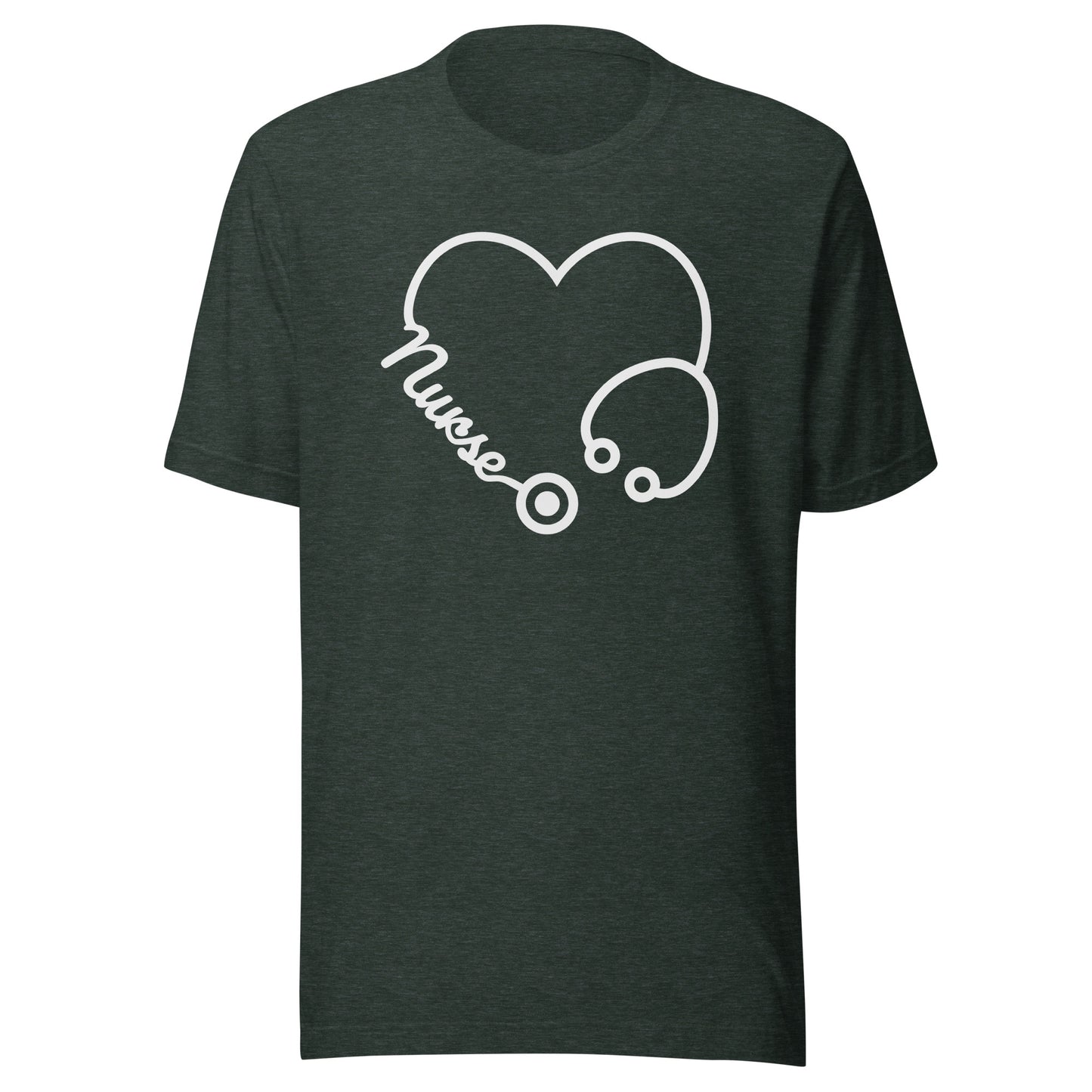 Nurse Stethoscope Heart Unisex t-shirt