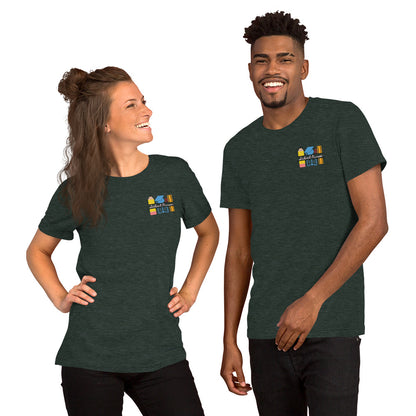 School Nurse Chalk Left Chest t-shirt