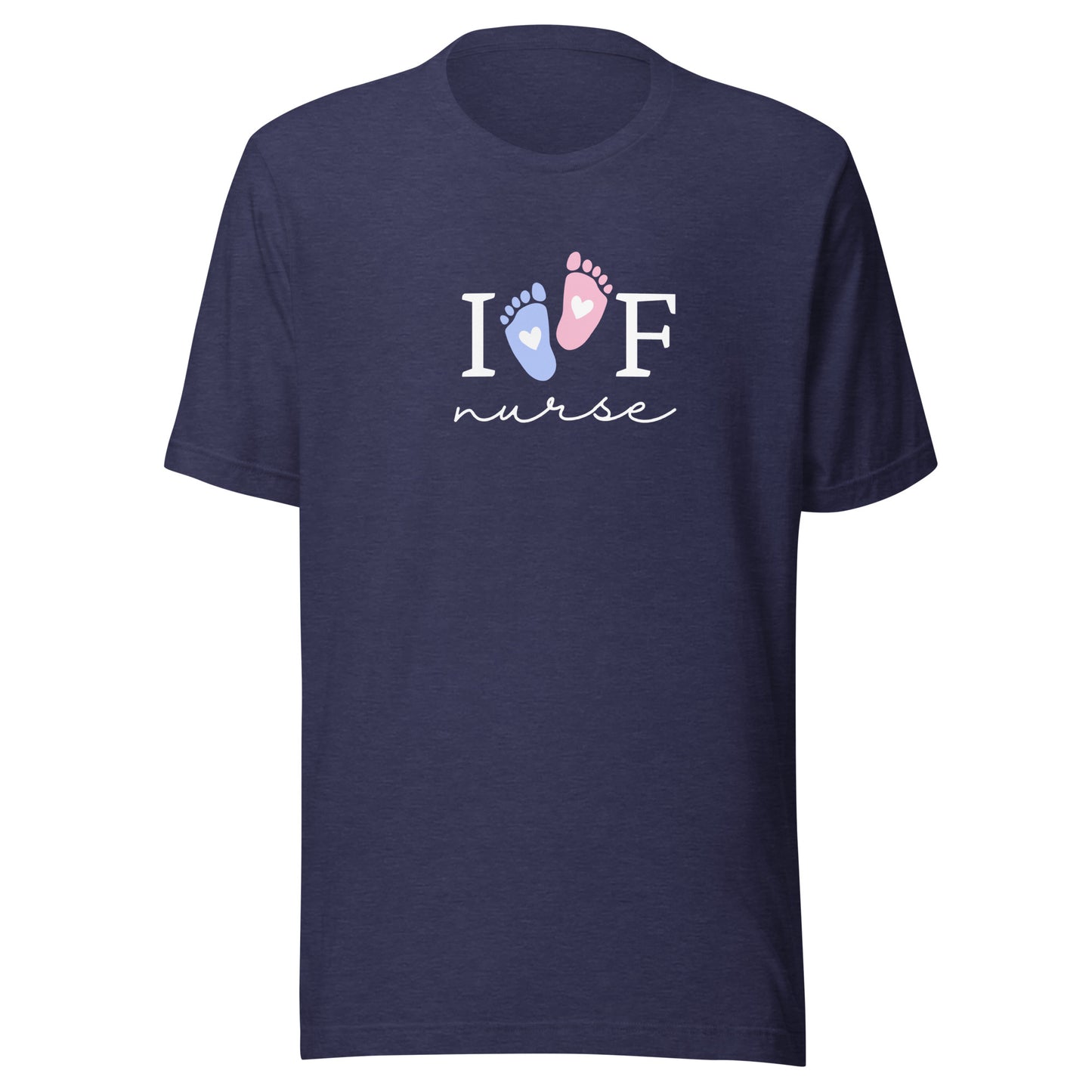 IVF Nurse Pink and Blue Feet t-shirt