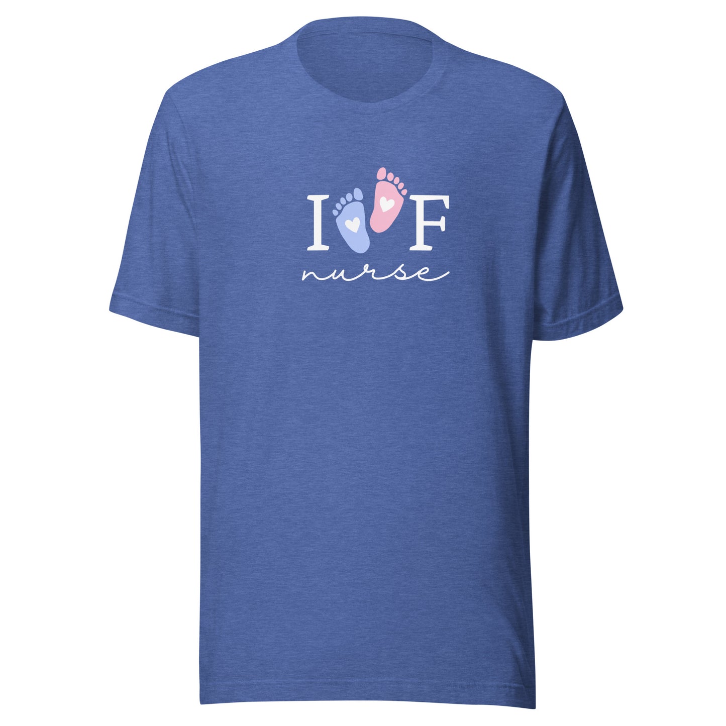 IVF Nurse Pink and Blue Feet t-shirt