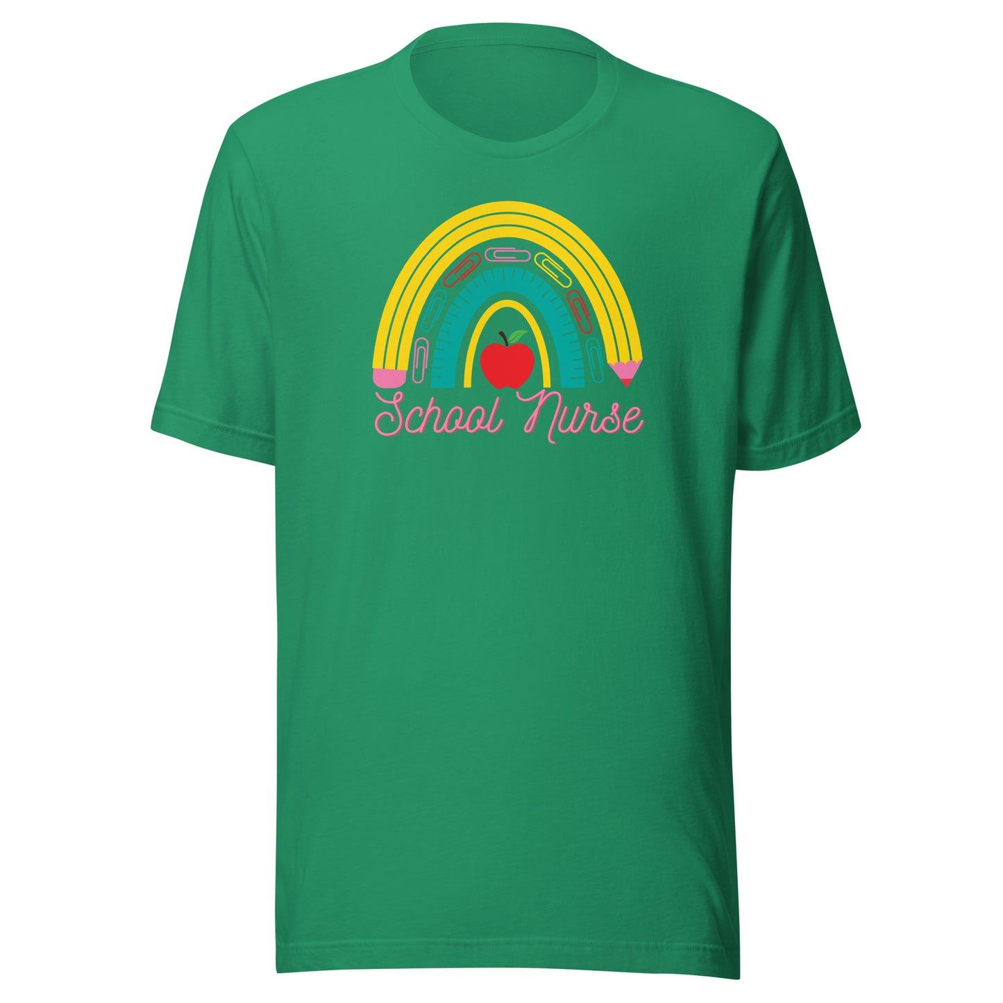 School Nurse Rainbow t-shirt