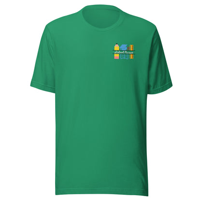 School Nurse Chalk Left Chest t-shirt