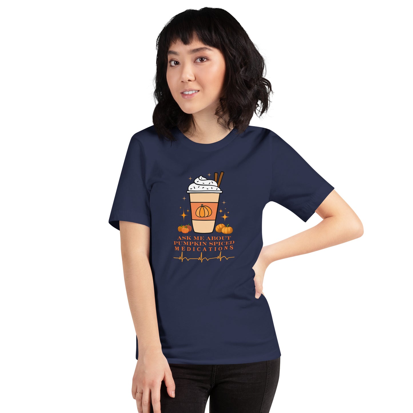 Pumpkin Spice Meds Unisex t-shirt