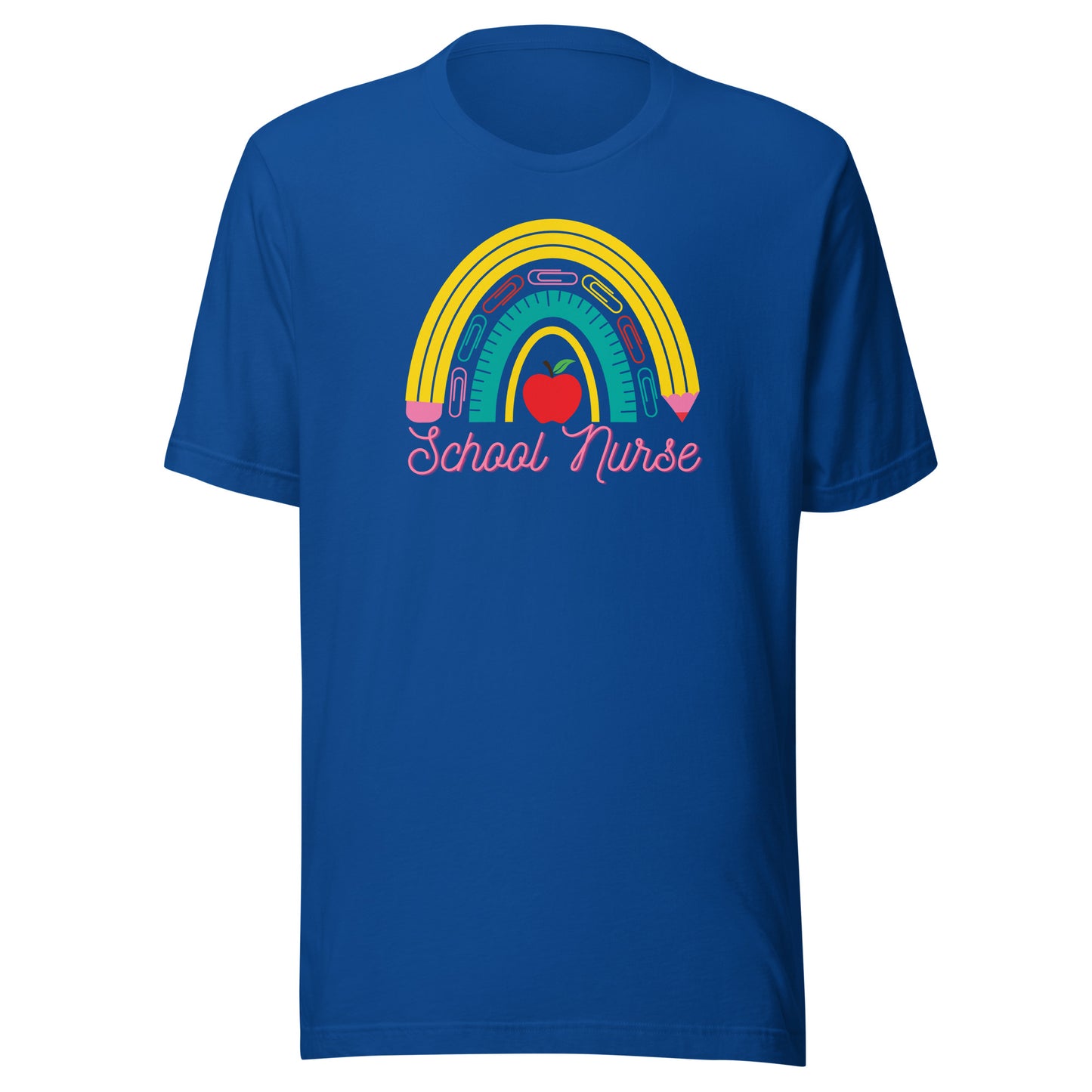 School Nurse Rainbow t-shirt